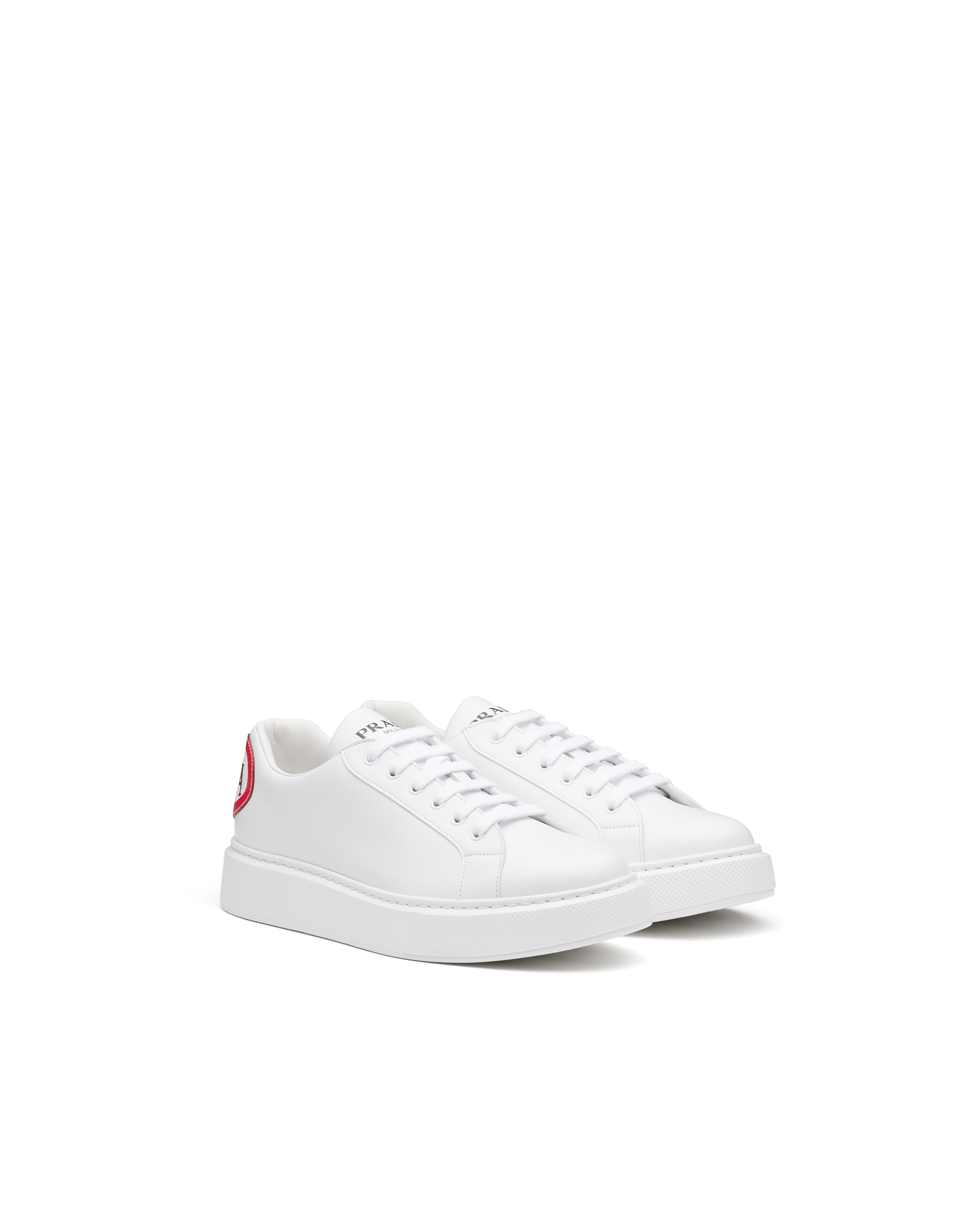 mens prada trainers white