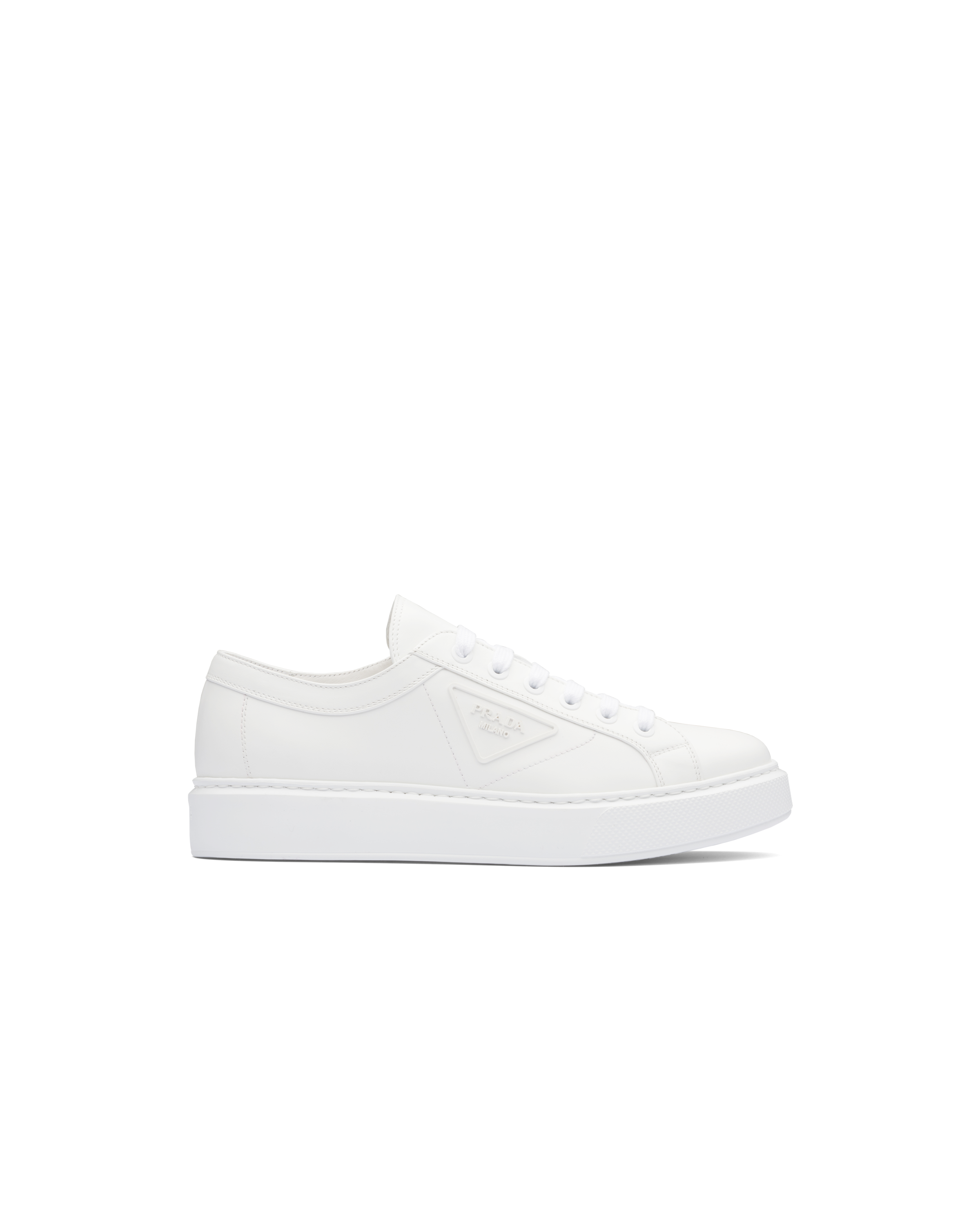 Prada calf suede and fabric sneakers hotsell