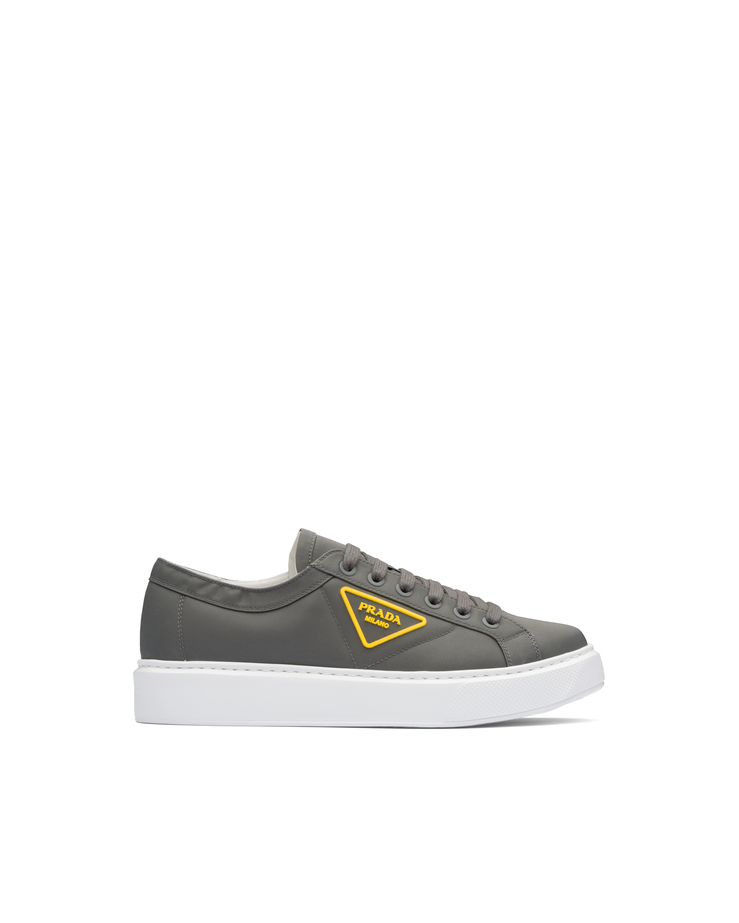 prada sneakers black and yellow