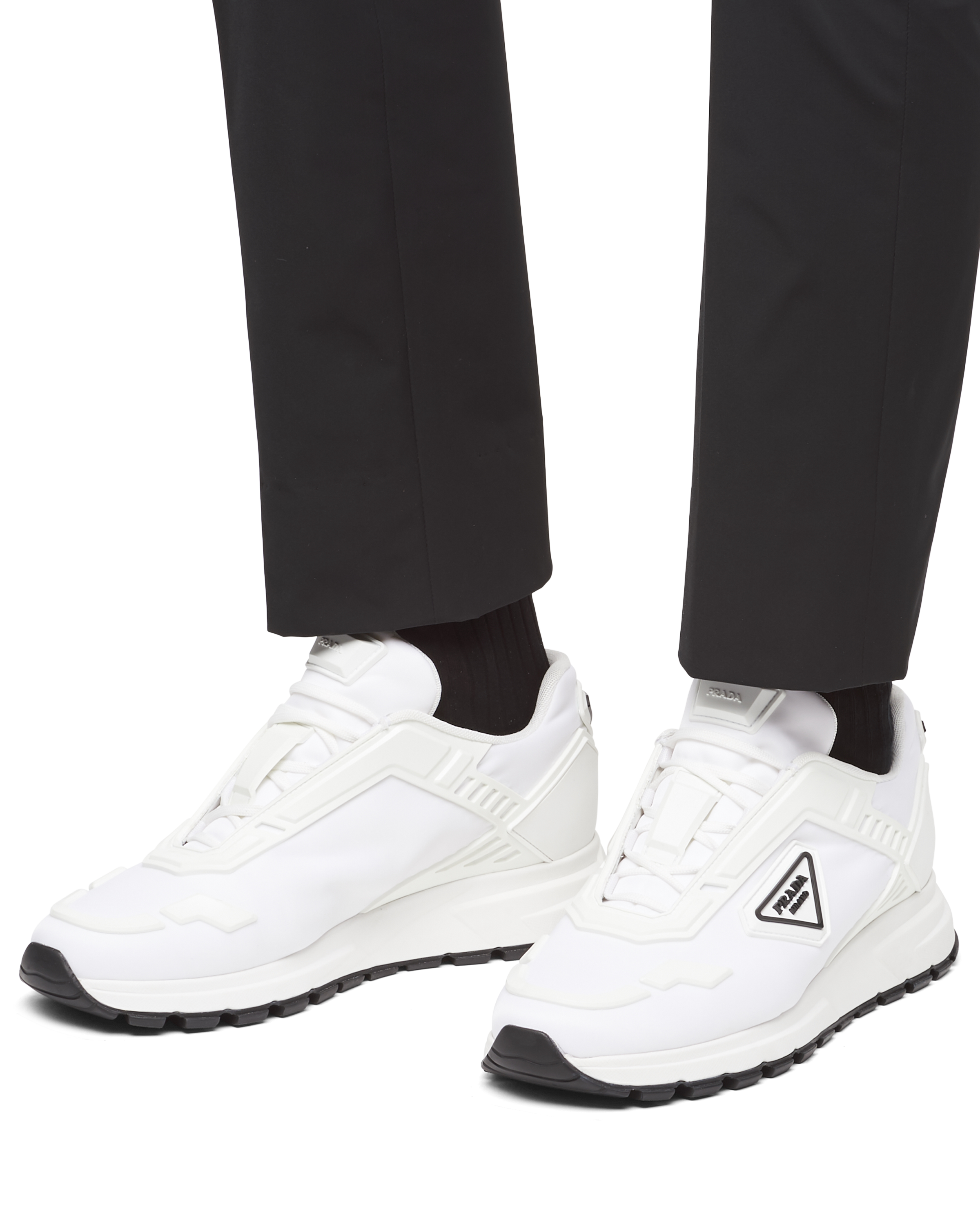 Prada prax 01 white discount
