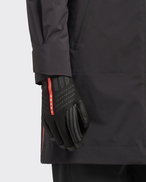 Guante esquí de punto, piel y GORE-TEX® Guante esquí de punto, piel y GORE-TEX®