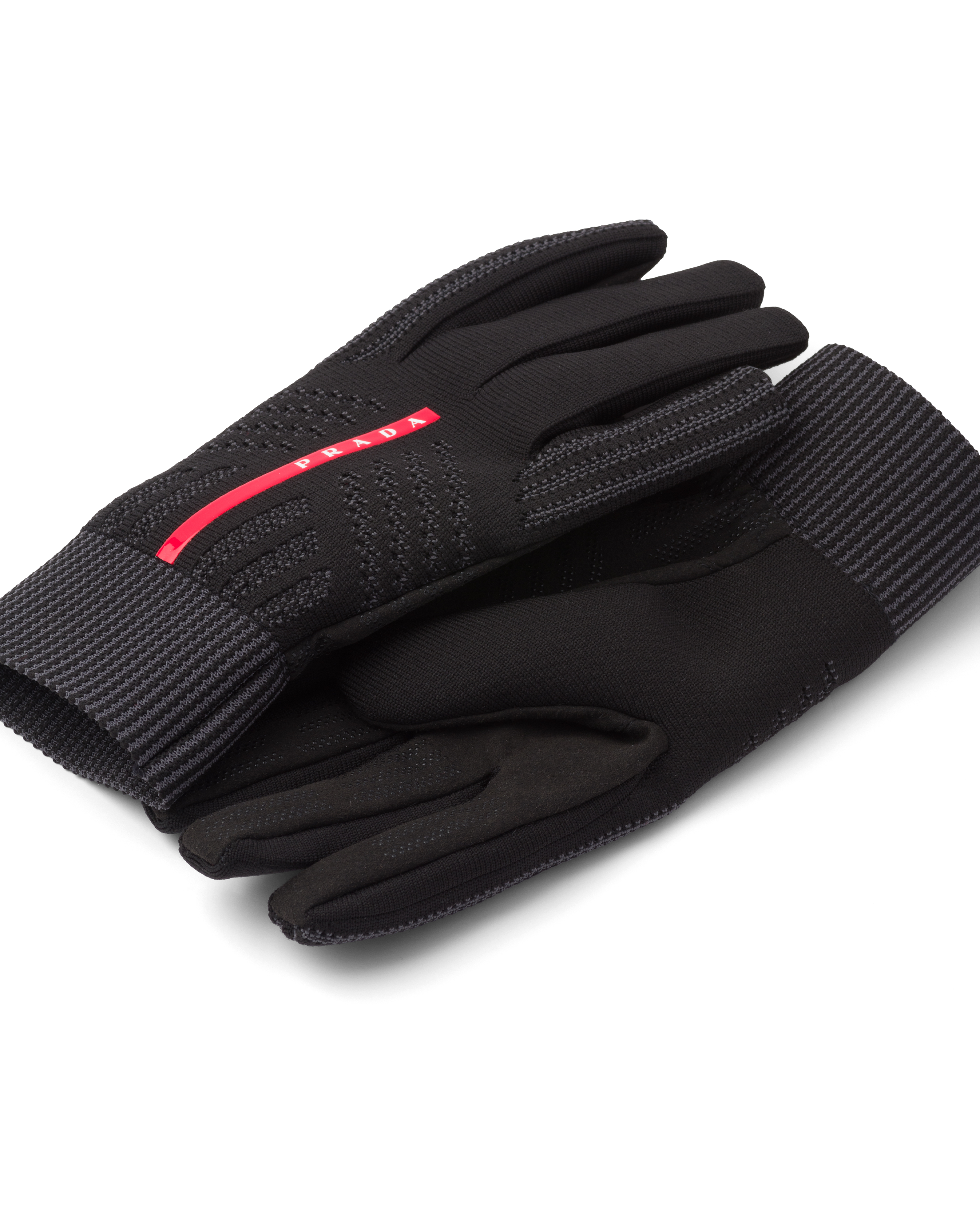 Windproof knit gloves | Prada