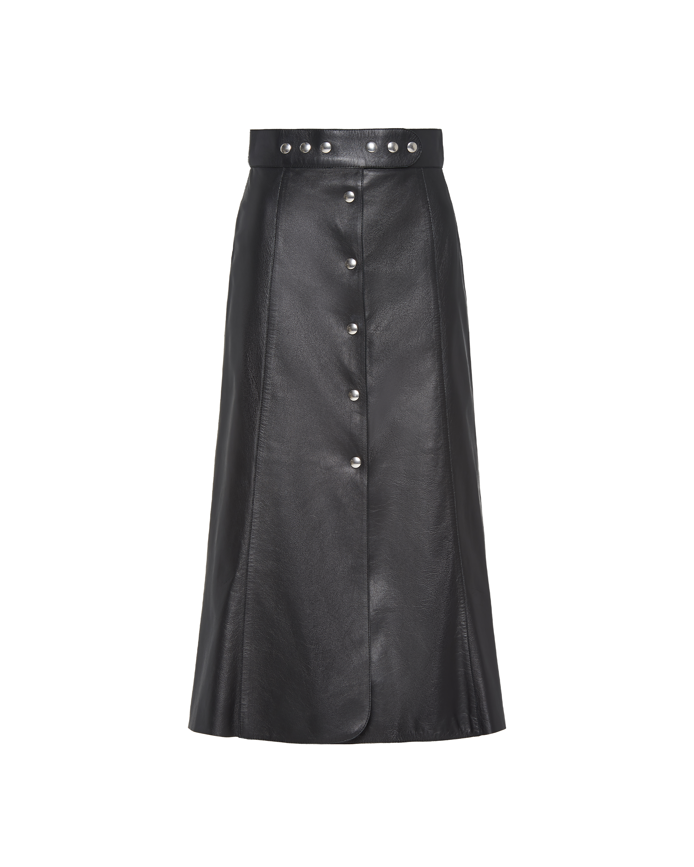 Falda de piel de napa