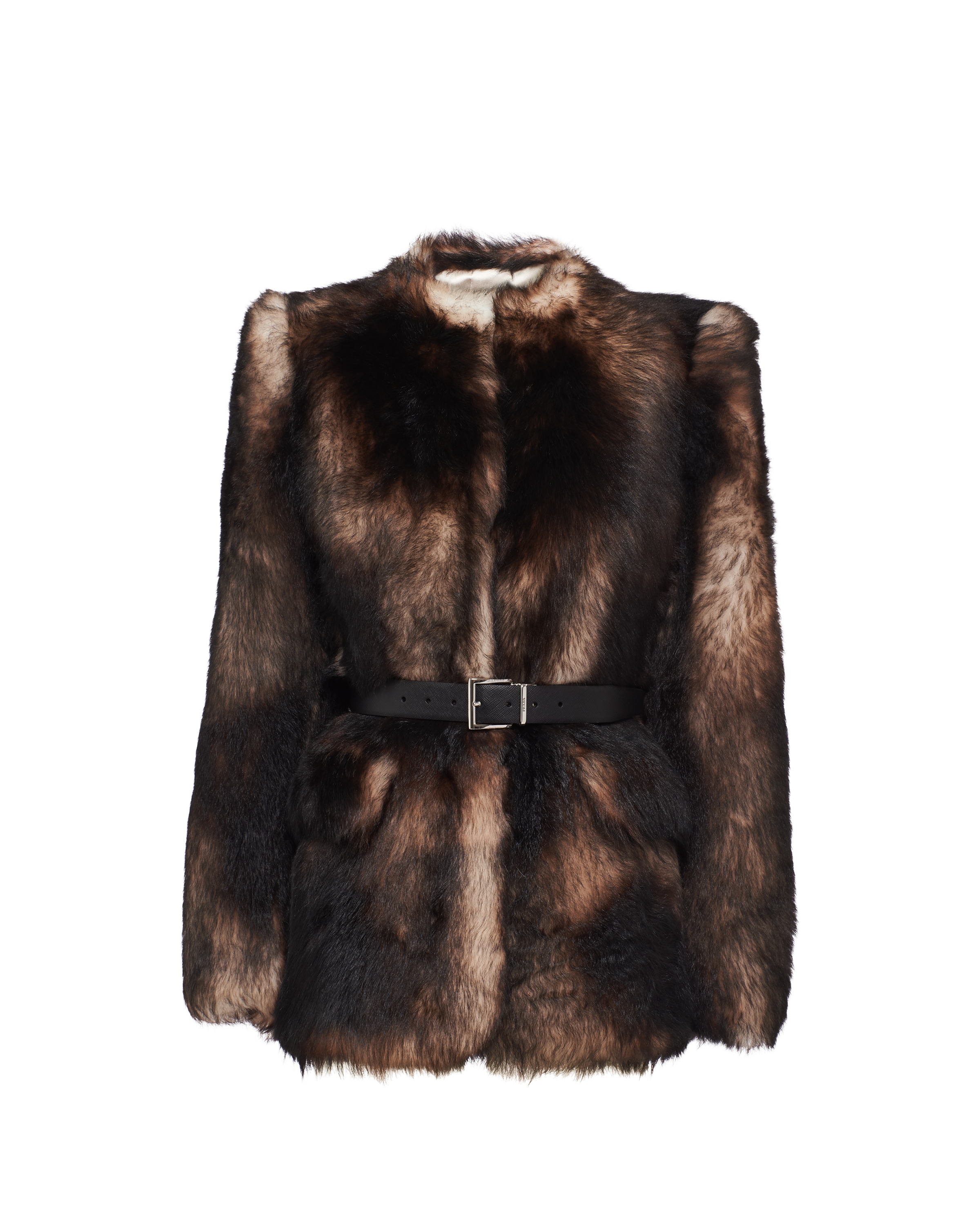 prada coat with fur