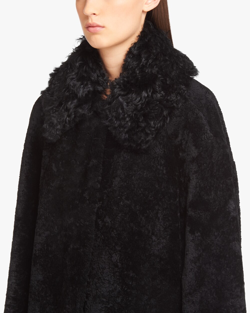 prada shearling coat