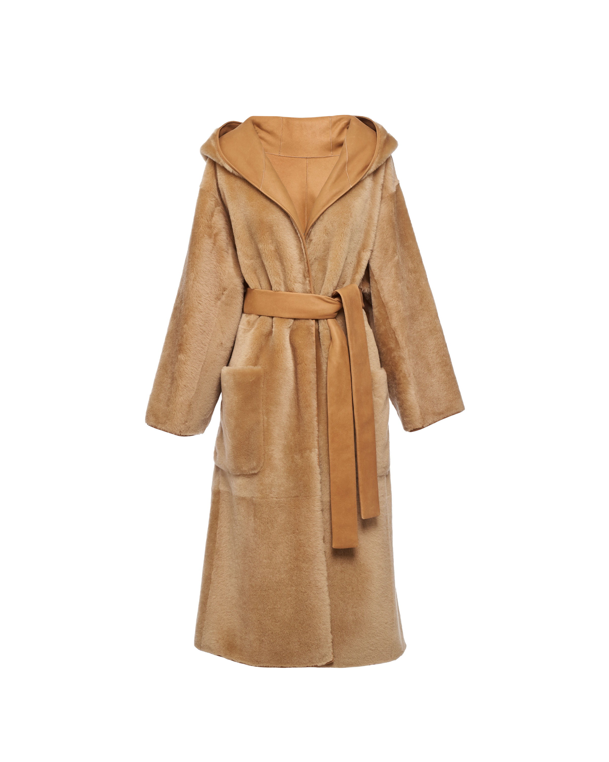 prada shearling coat