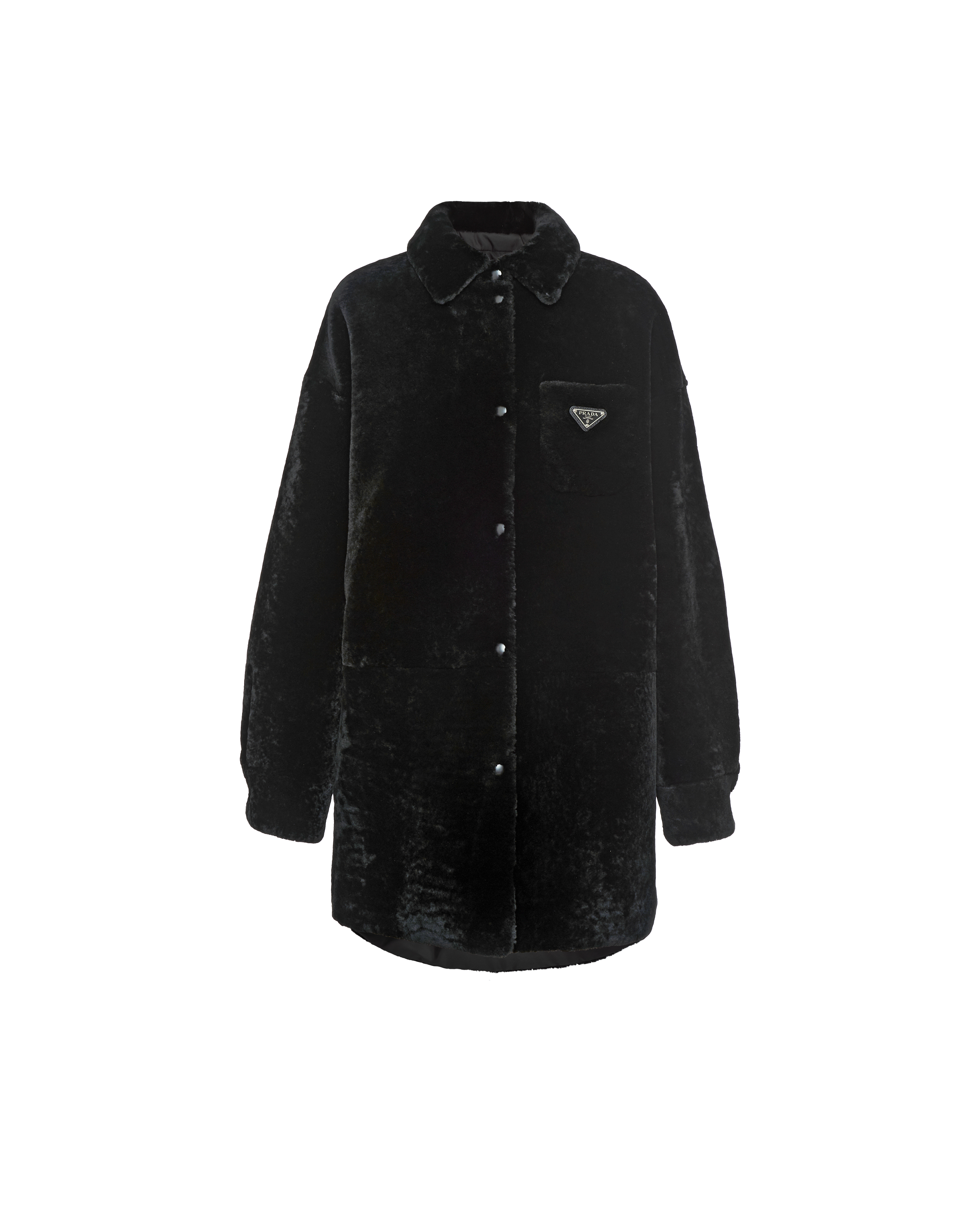 prada shearling coat