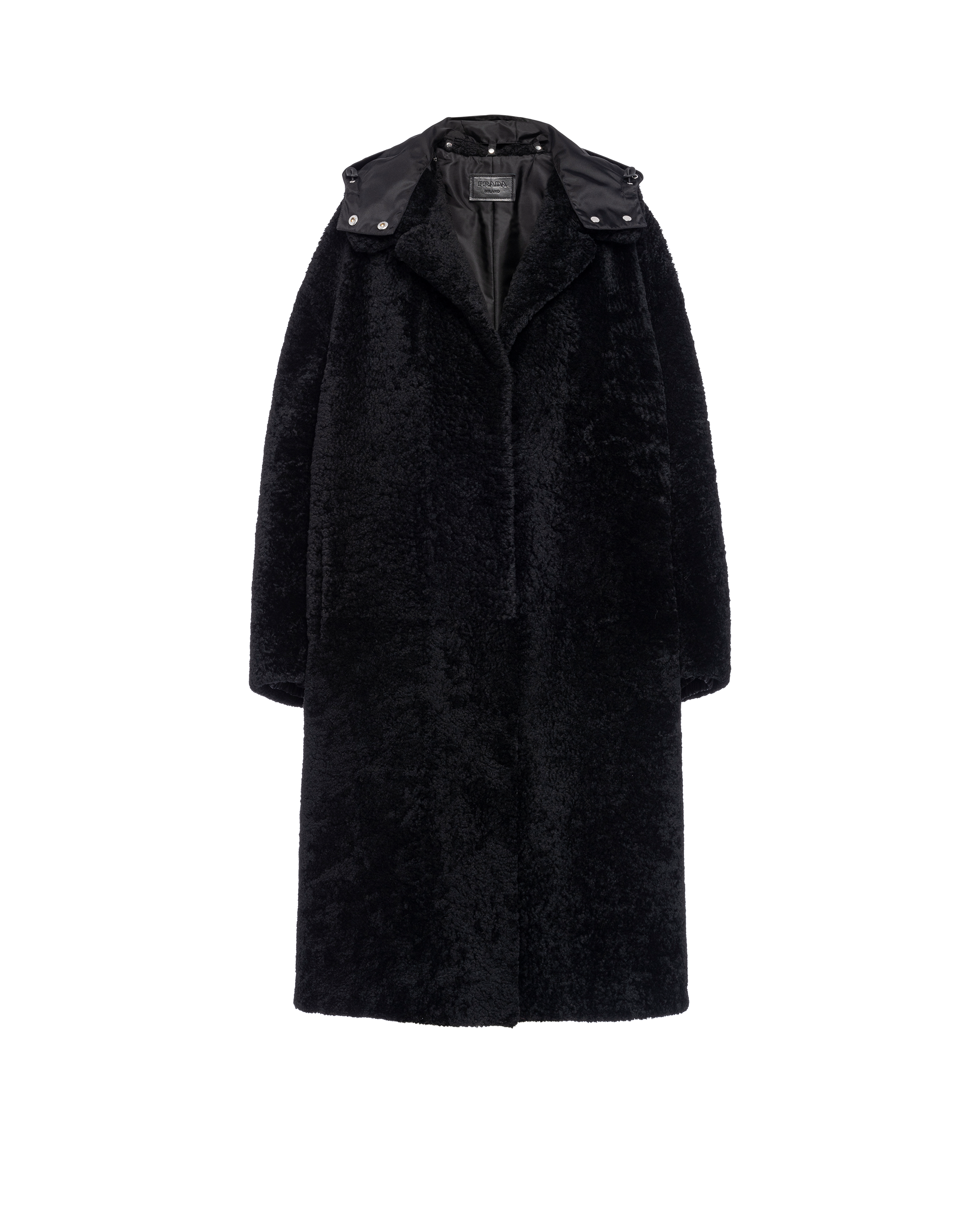 prada black coat