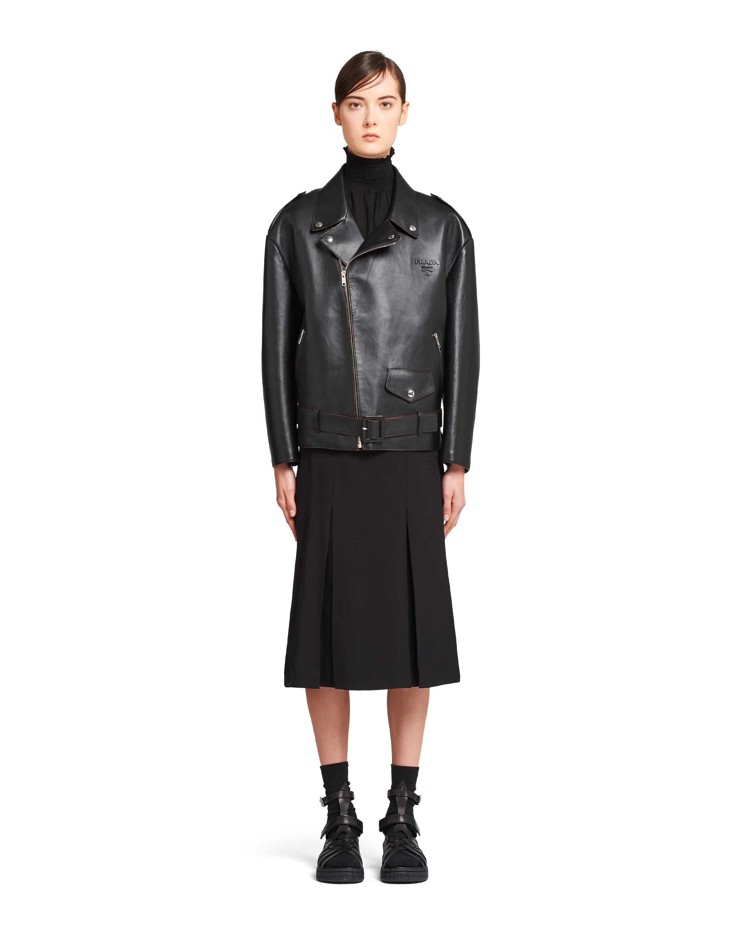 comme des garcons transparent biker jacket