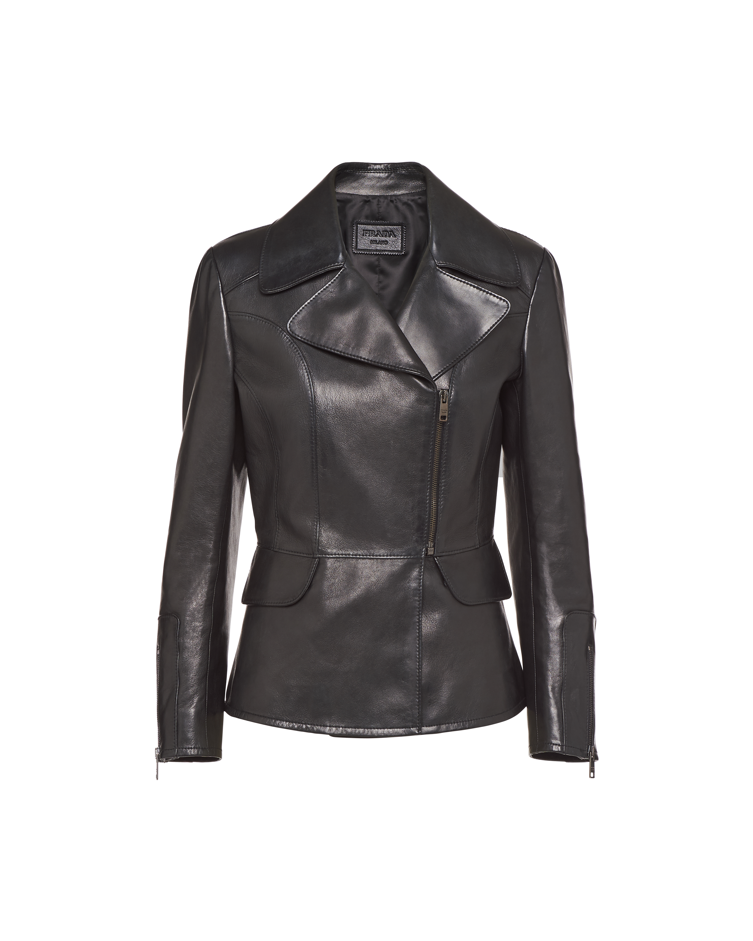 prada leather blazer
