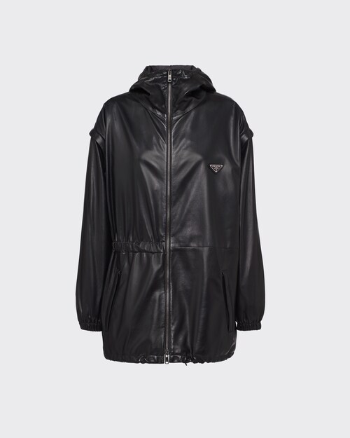 y3 leather jacket