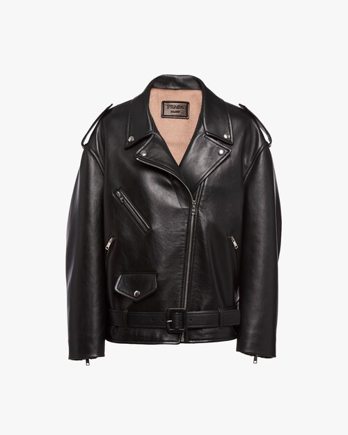 prada leather jacket mens