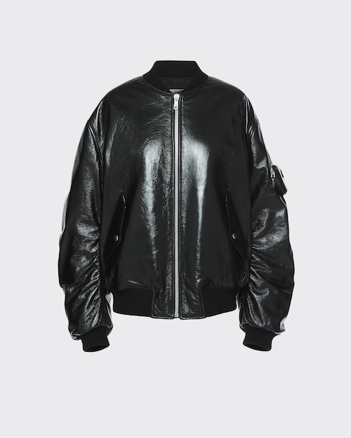 oversized collar jacket