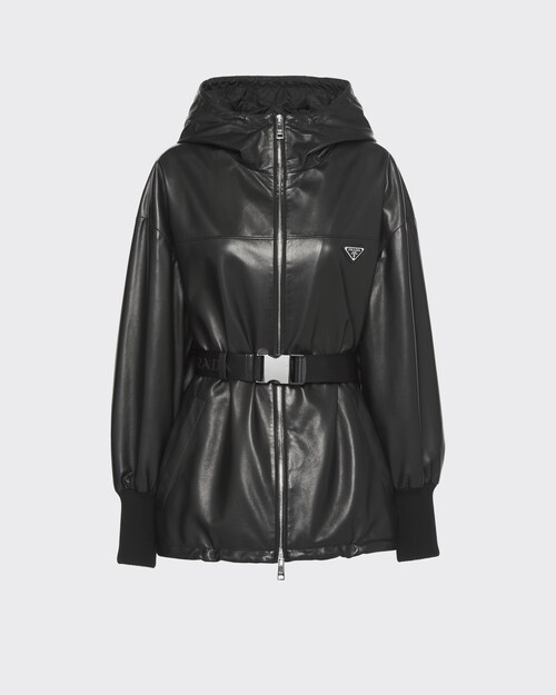 Prada جاكيت جلد نابا 1