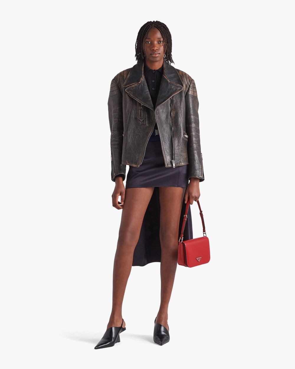 leather sweater jacket