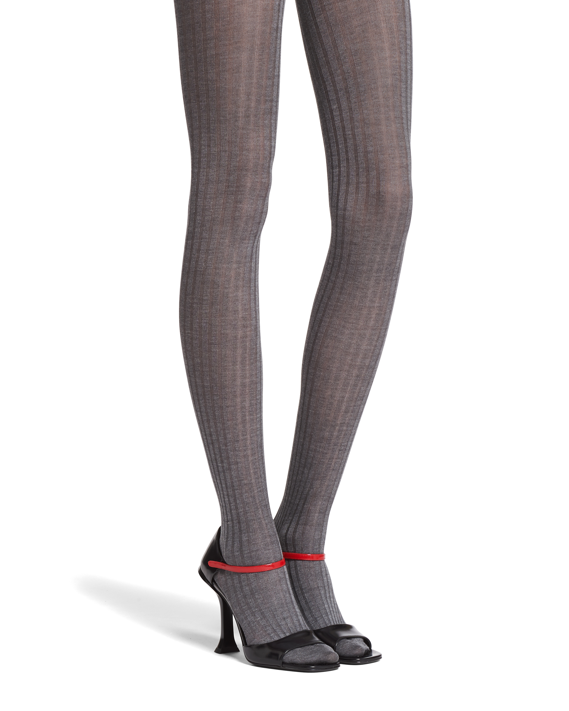 Slate Gray Silk Leggings