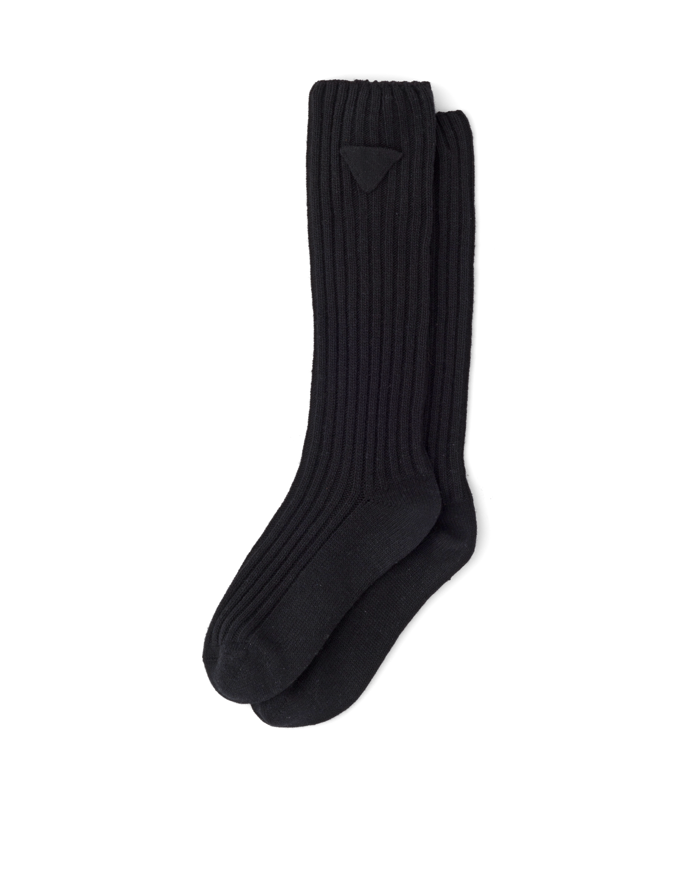 Black Wool and cashmere socks | PRADA
