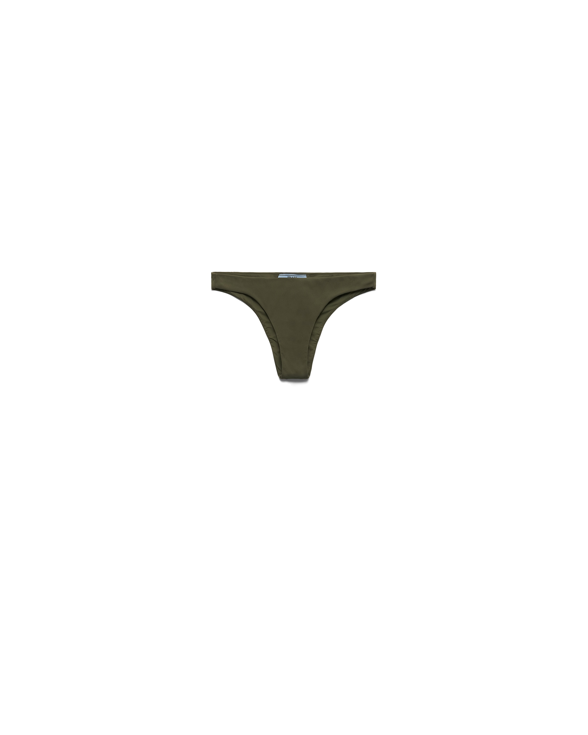 Prada Slip Bikini A Costine, Donna, Mimetico, Taglia S
