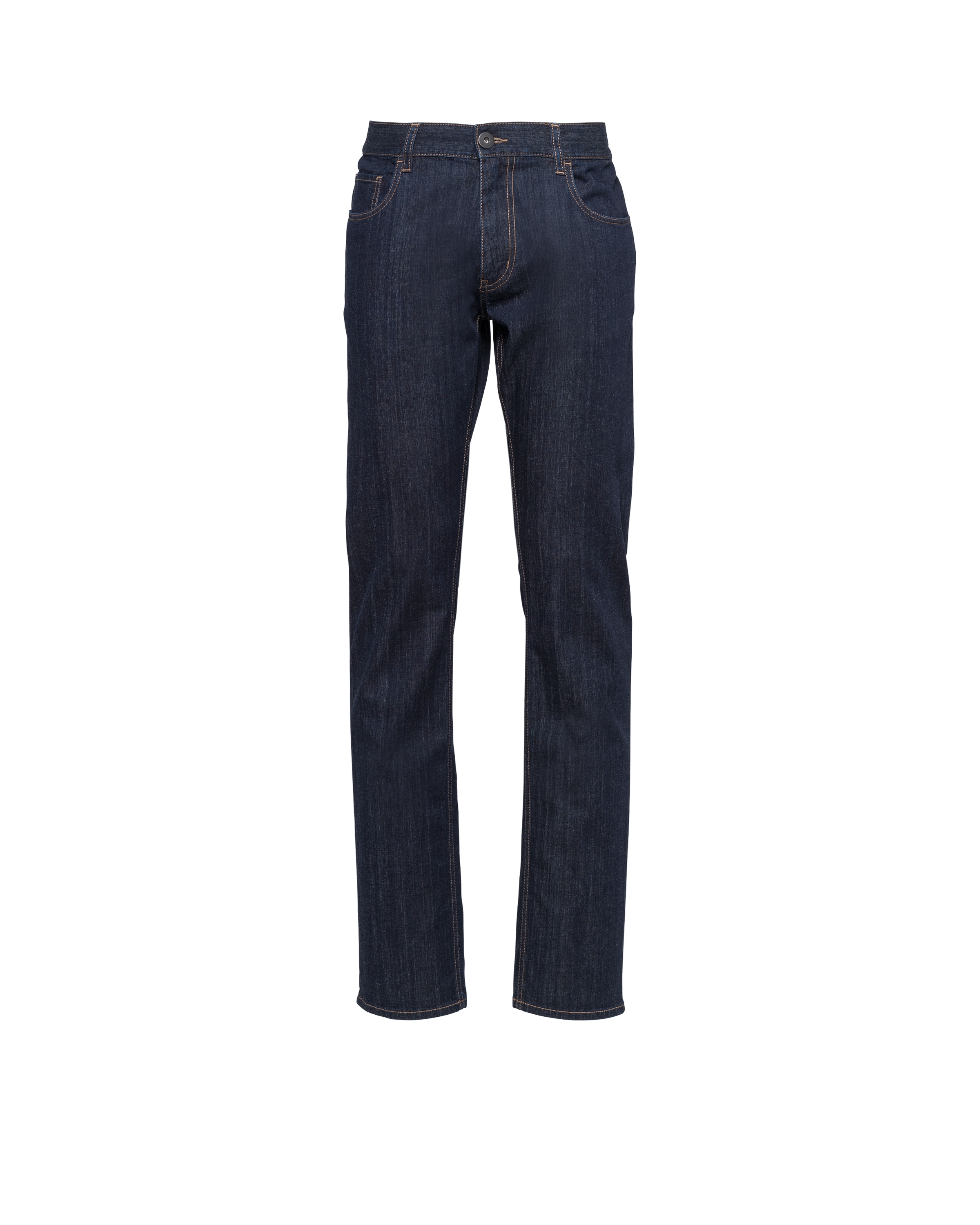 Prada Jeans In Denim Stretch, Uomo, Blu, Taglia 36