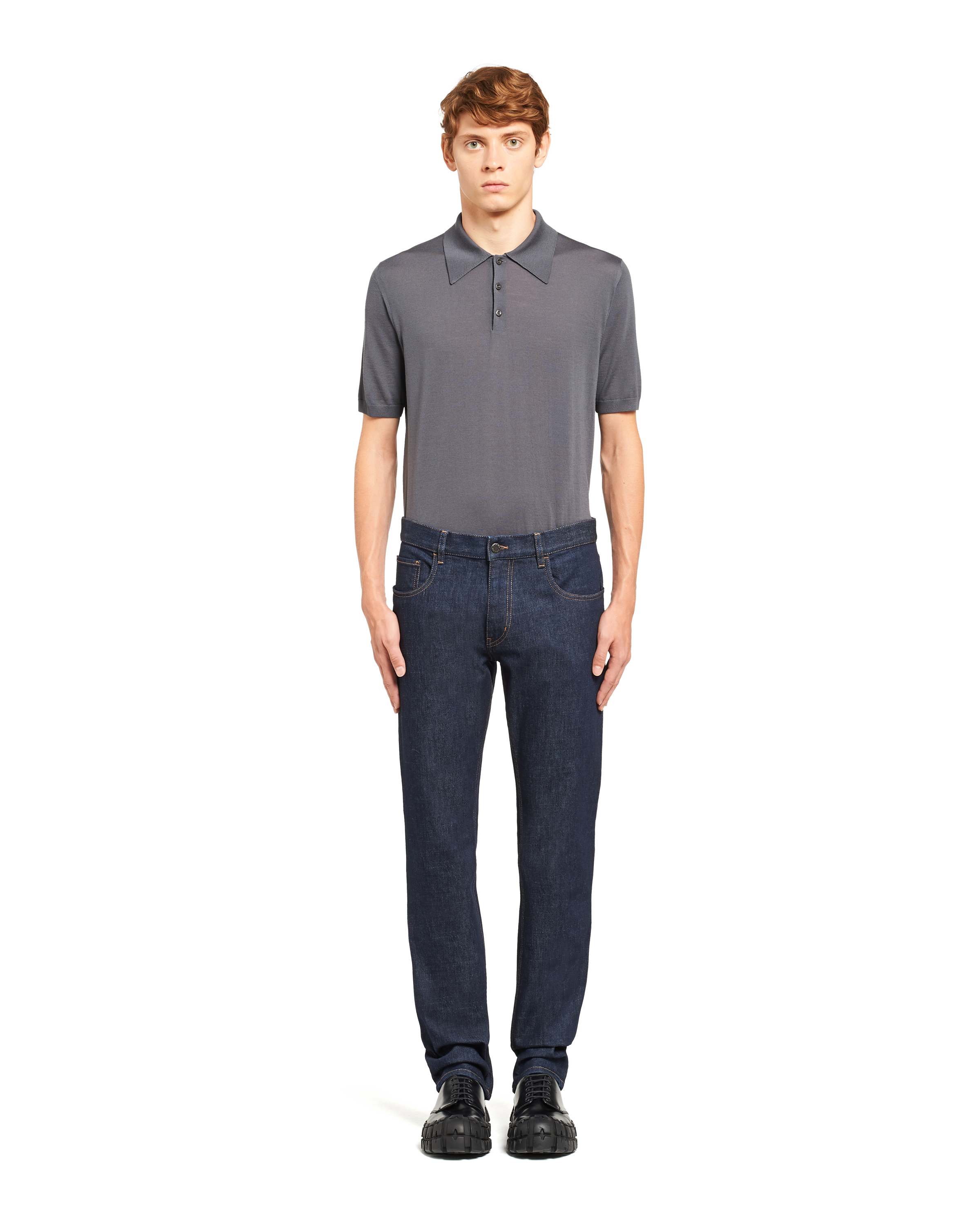 Tejido Vaquero Para Hombres | PRADA Tejido Vaquero Para Hombres | PRADA