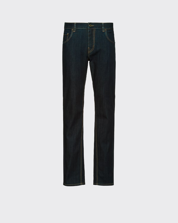 Prada Wide and Selvedge Denim Jeans | Saks Fifth Avenue