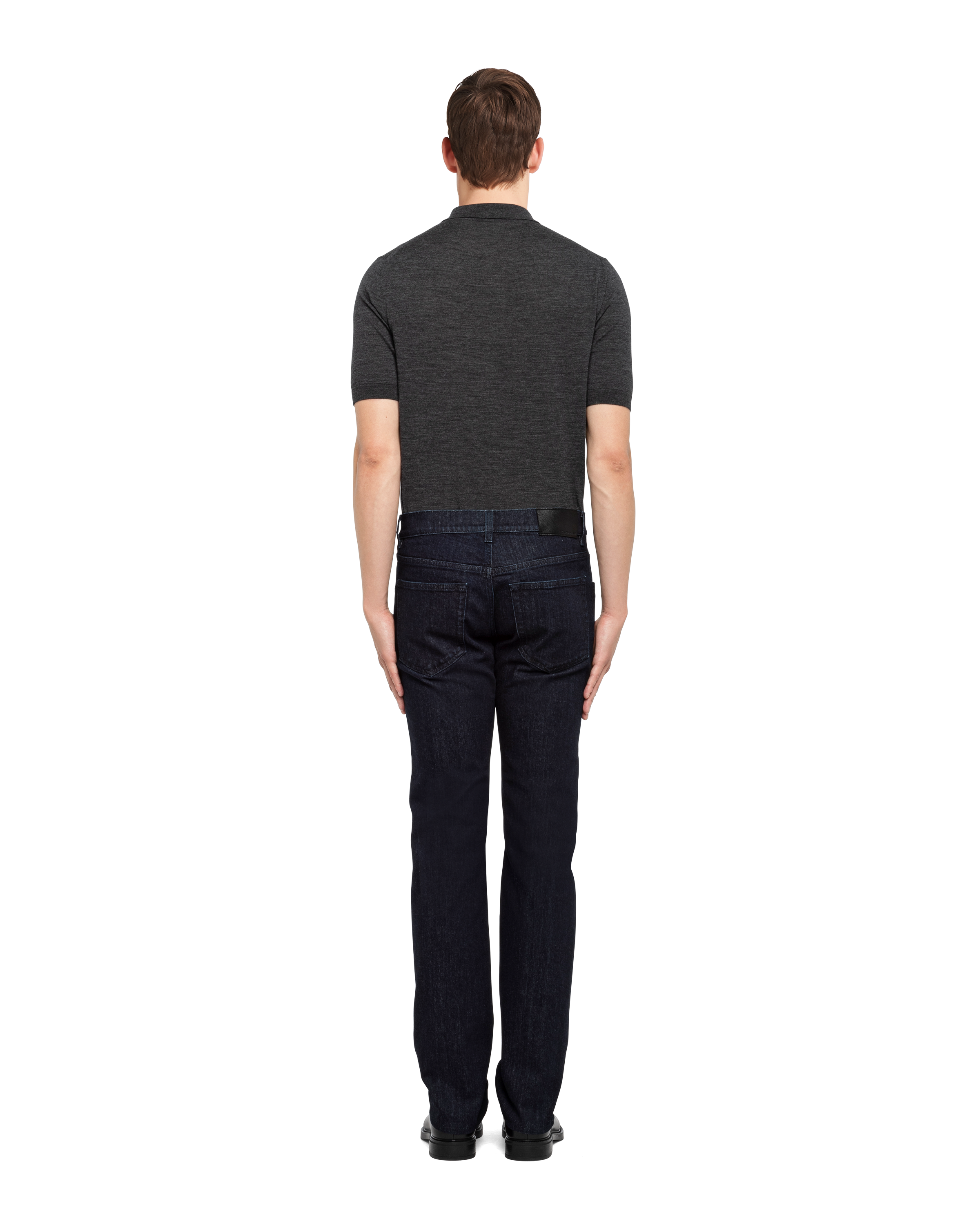 Prada Stretch\u002Ddenim five\u002Dpocket trousers 4
