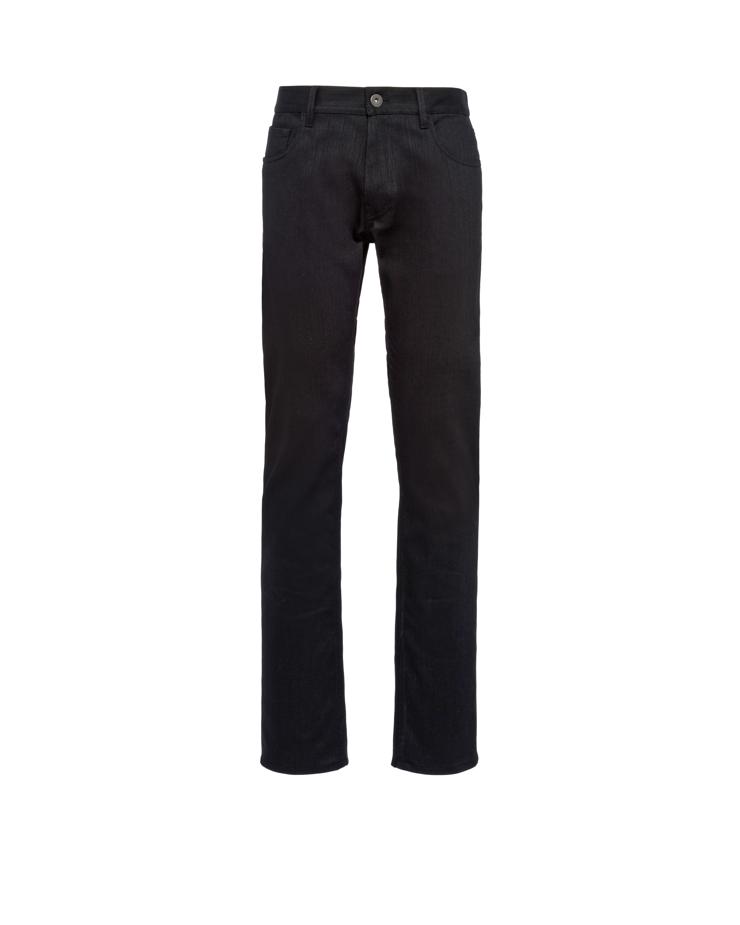 Stretch denim five-pocket jeans | Prada