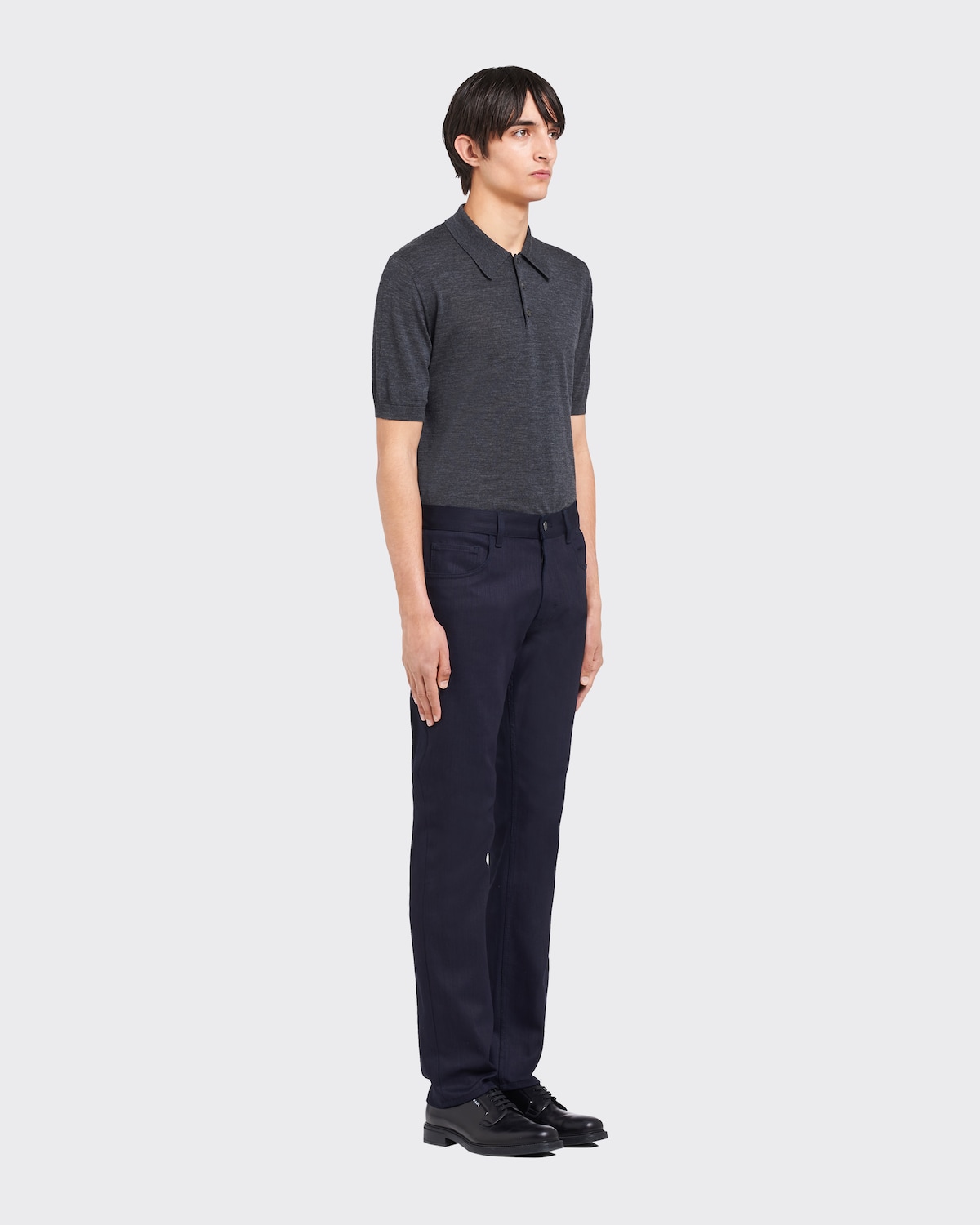 Prada White Mid Waist Skinny Fit Denim Casual Trouser Jeans