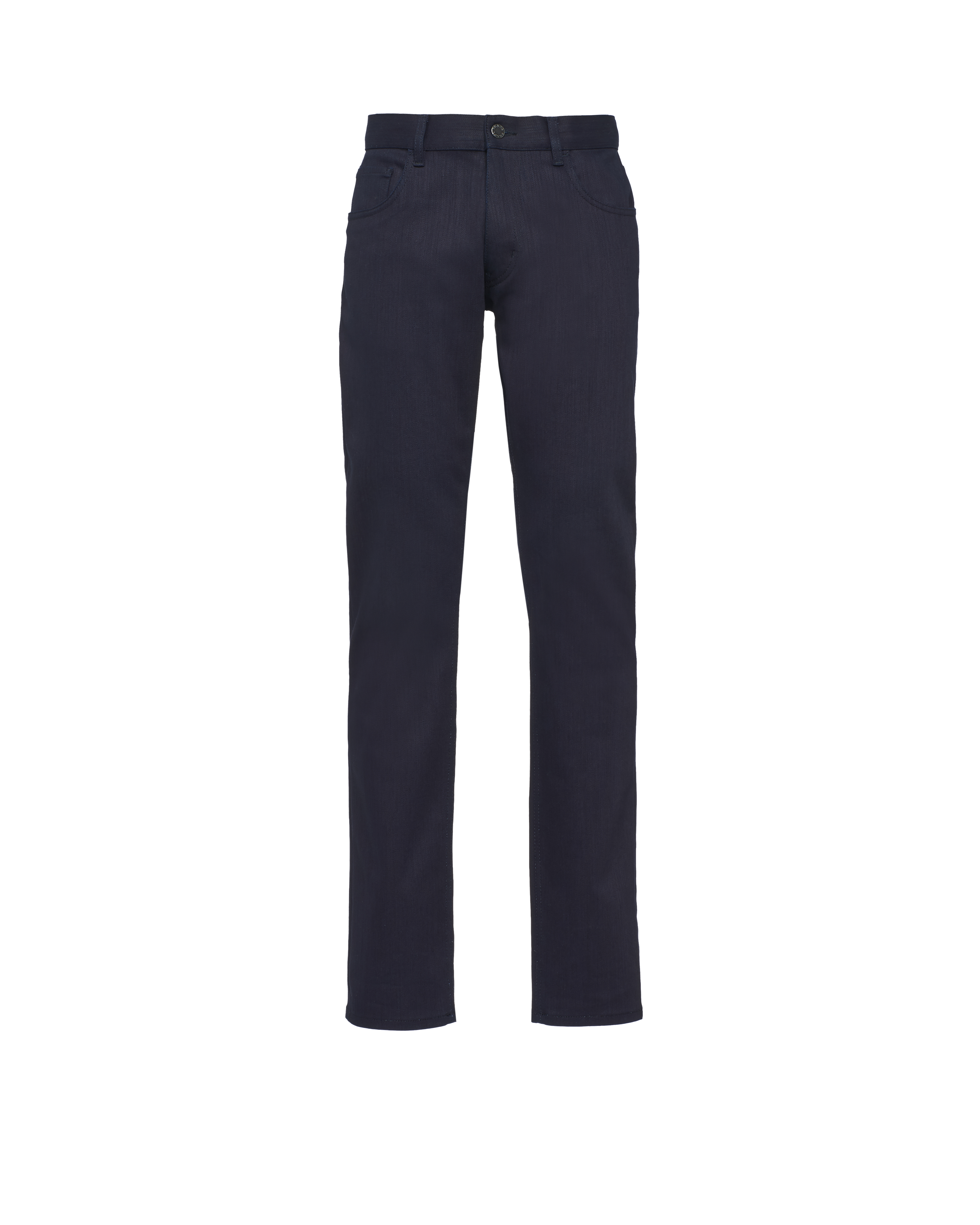 Navy Raw New Stretch Denim jeans | Prada