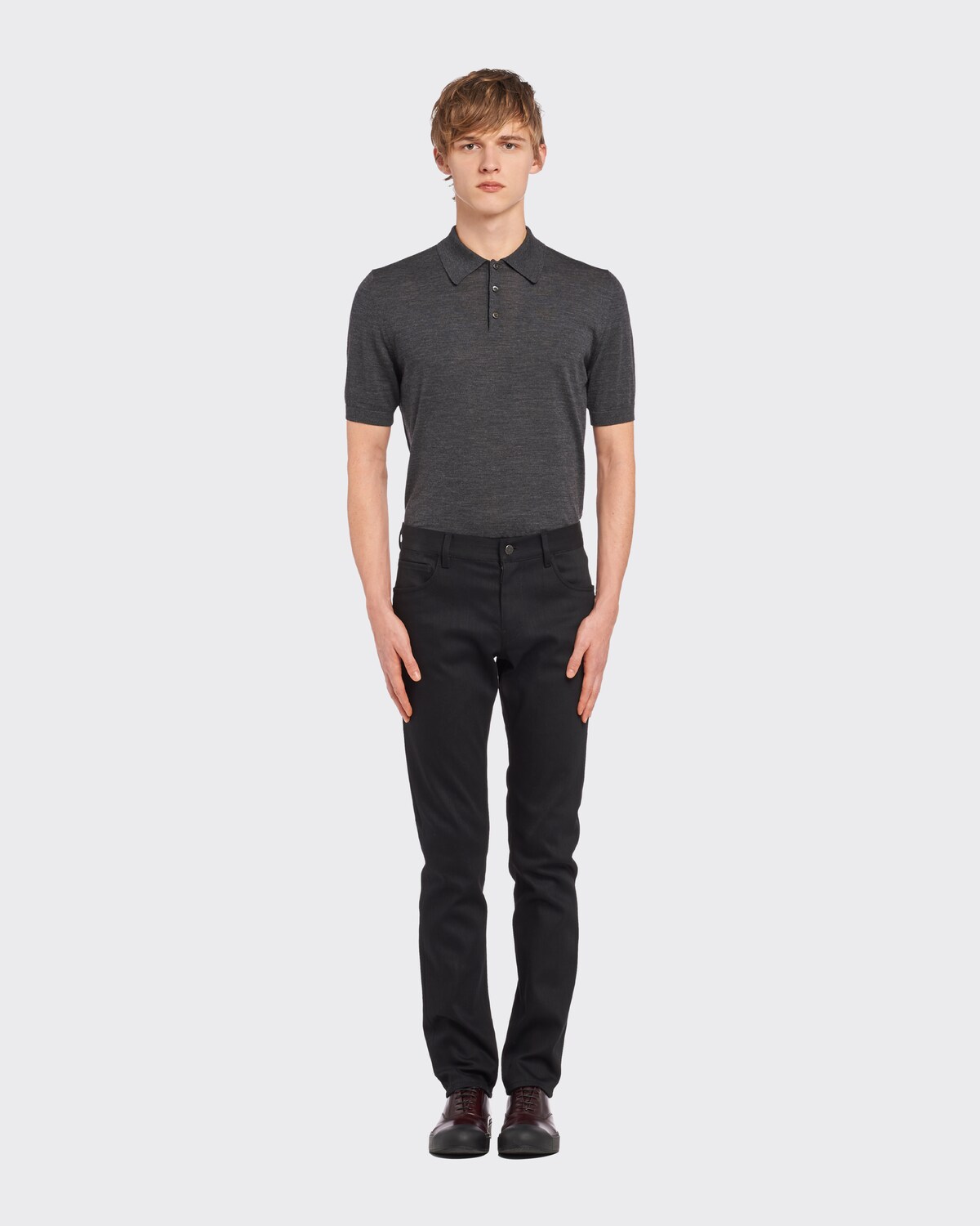 Black Stretchdenim Jeans PRADA