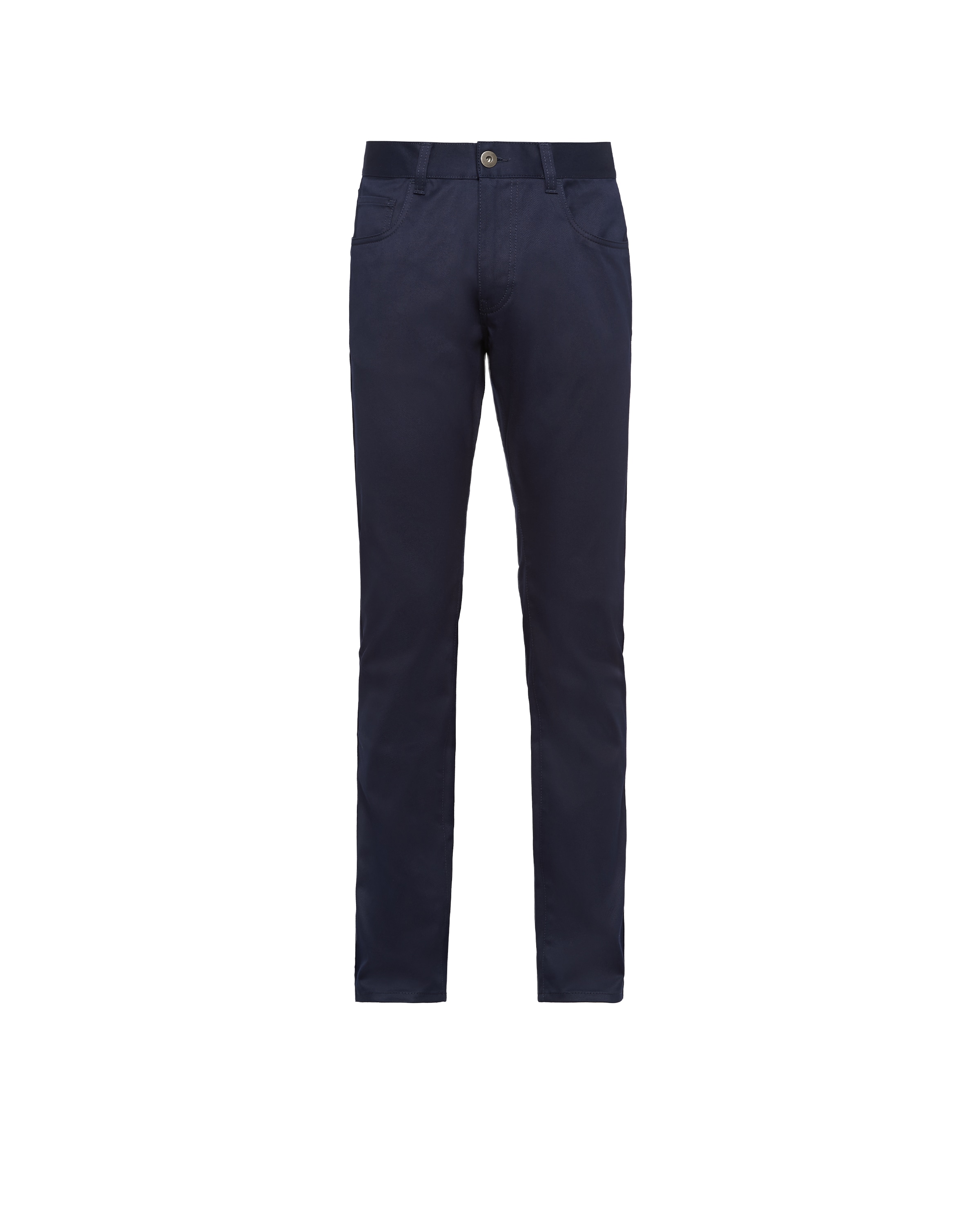 Prada Jeans In Drill Stretch, Uomo, Blu, Taglia 29