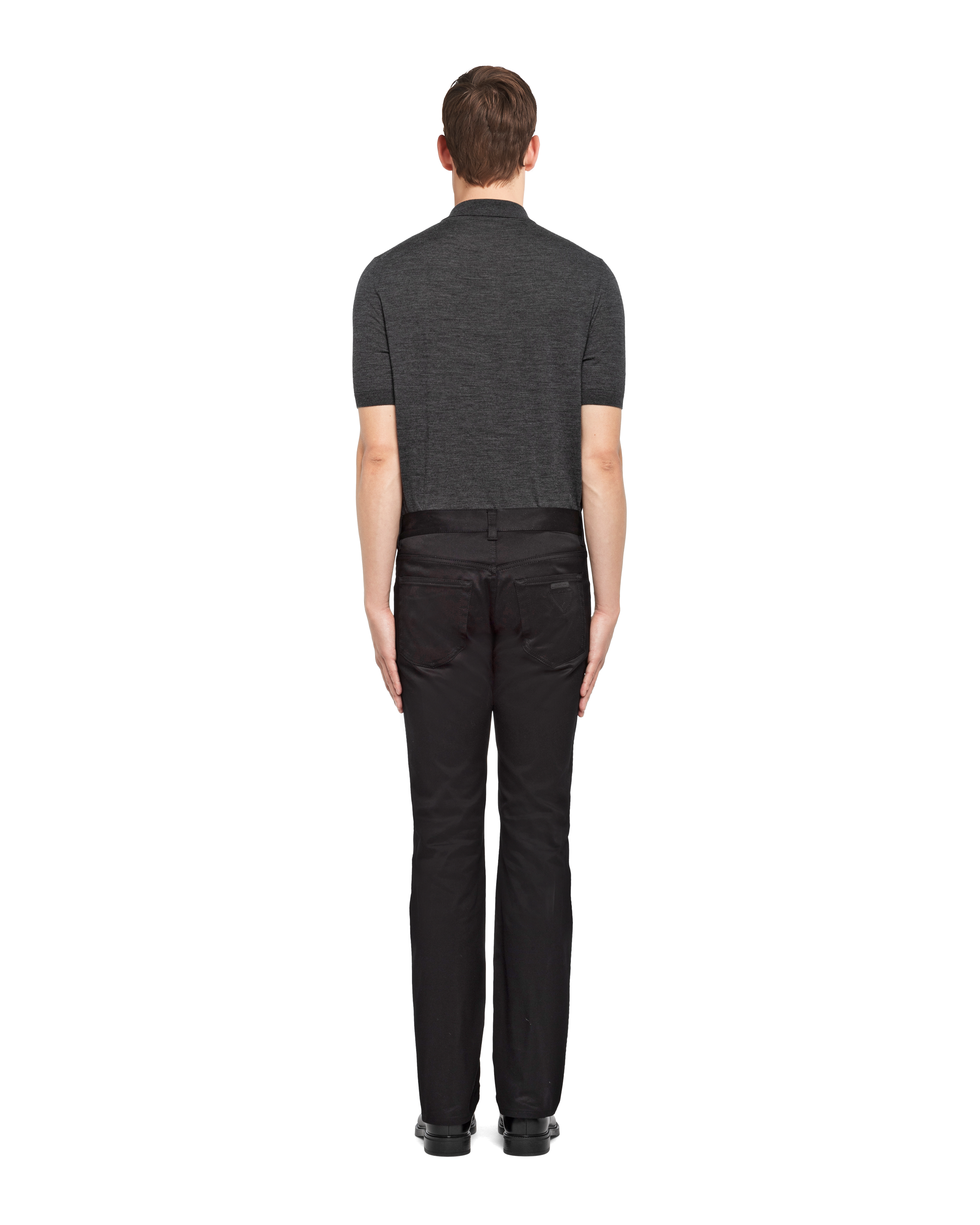 Prada Stretch drill five\u002Dpocket trousers 4