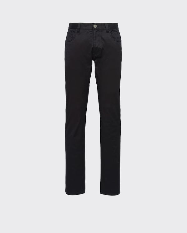 Navy Stretch denim jeans | PRADA