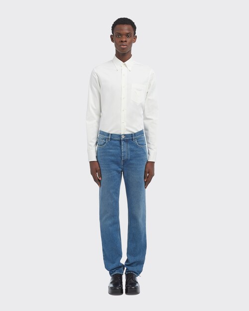 Prada Organic denim five\u002Dpocket trousers 2