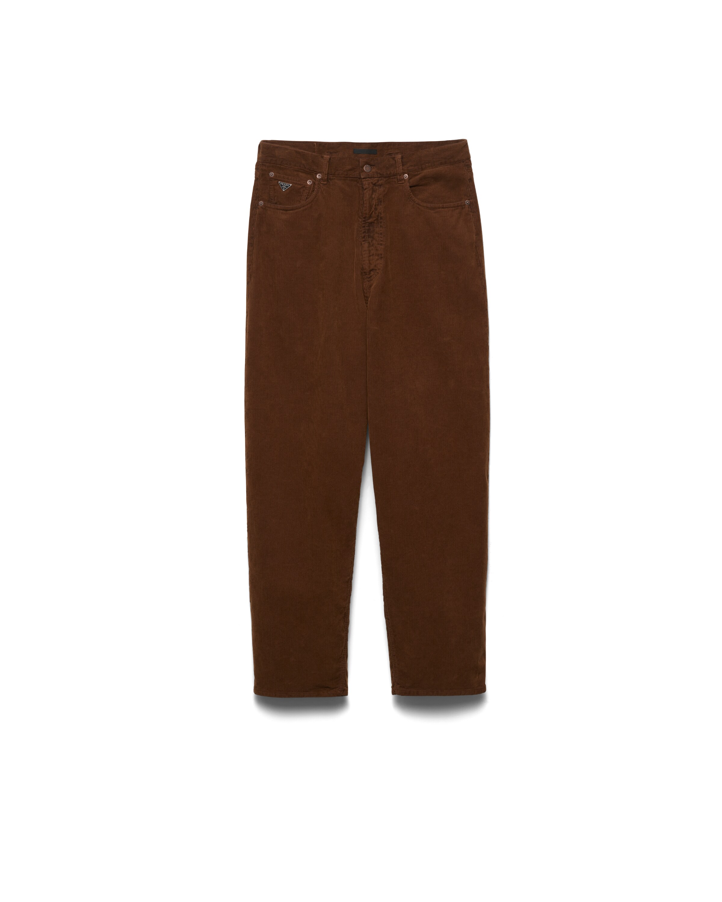 Prada Baggy Hose Aus Cord, Herren, Karamell, Größe XL