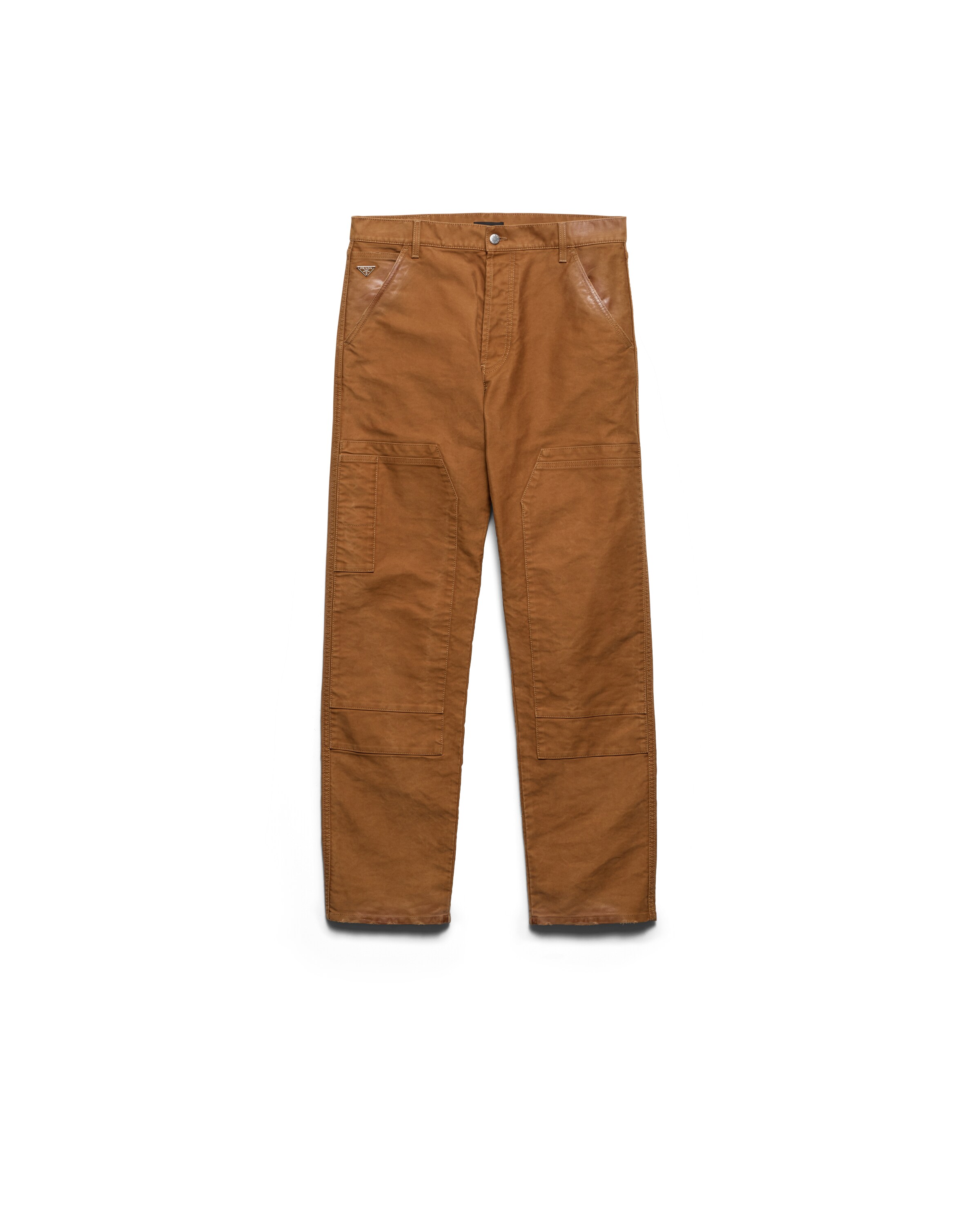 Prada Hose Aus Moleskin, Herren, Braun, Größe 36