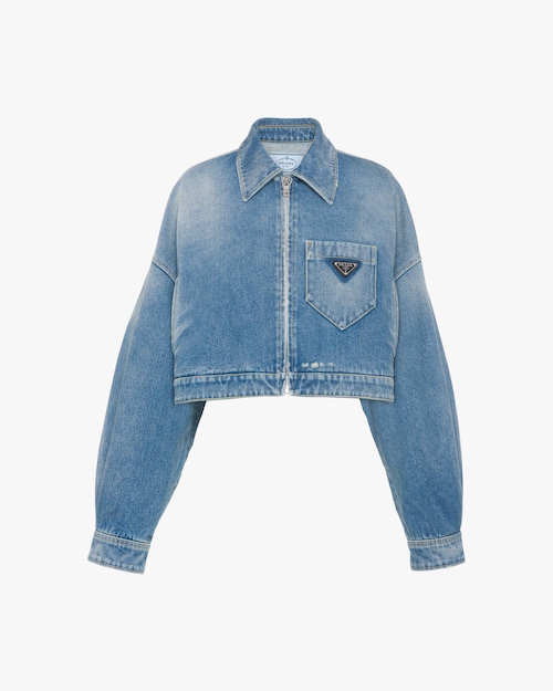 prada jacket blue