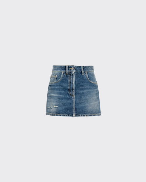 Prada 牛仔迷你半身裙 1
