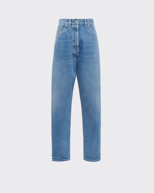 Prada Organic denim five-pocket trousers 1