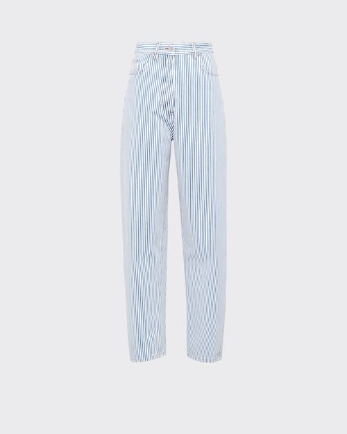 Denim Striped denim jeans | Prada