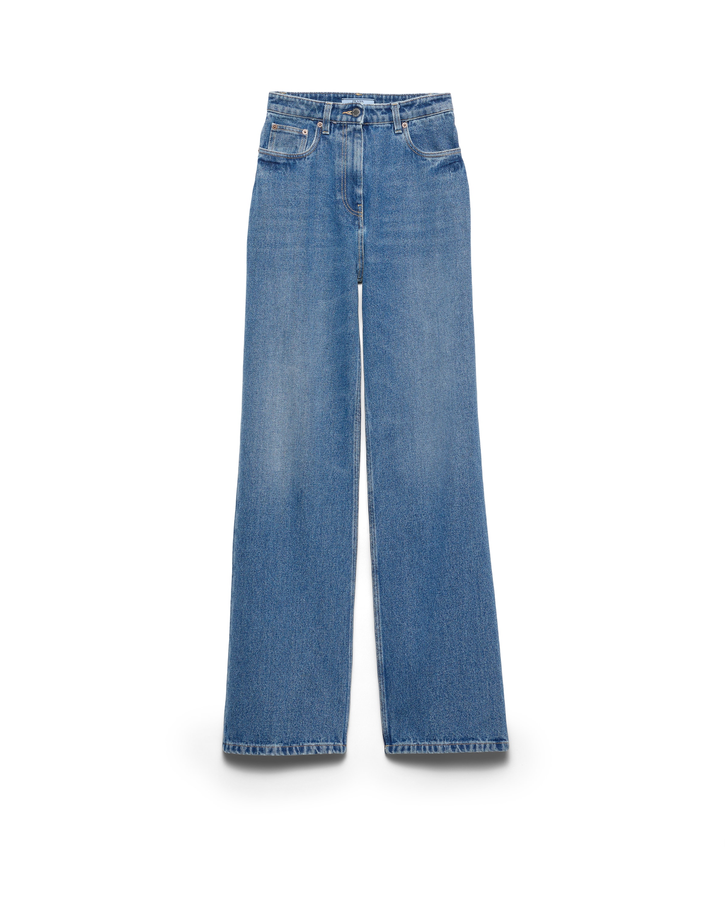 Five-pocket Denim Jeans, Woman, Light Blue, Size 26