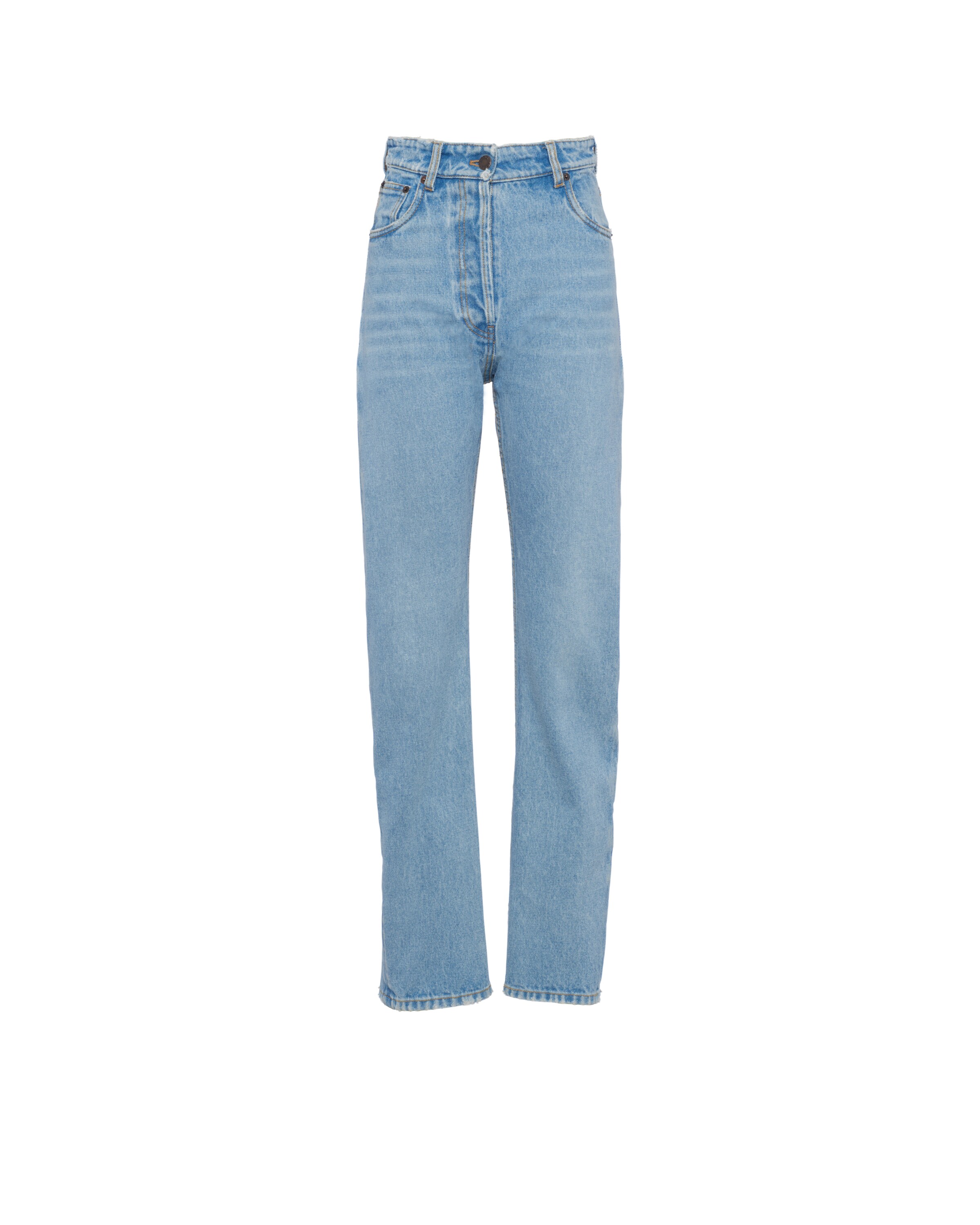 Prada Five-pocket-jeans Aus Denim, Damen, Himmelblau, Größe 26