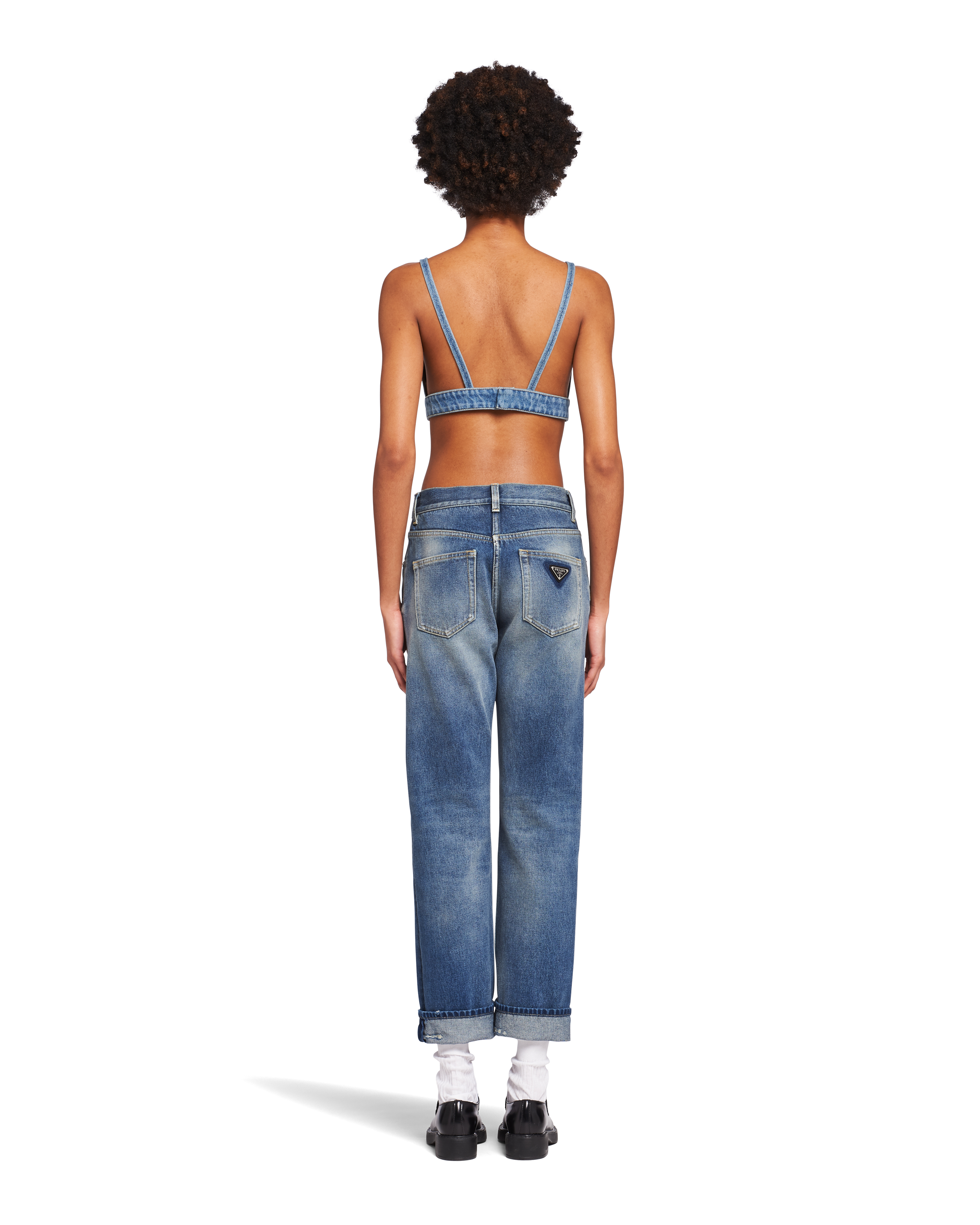 Prada denim bra top Outlet
