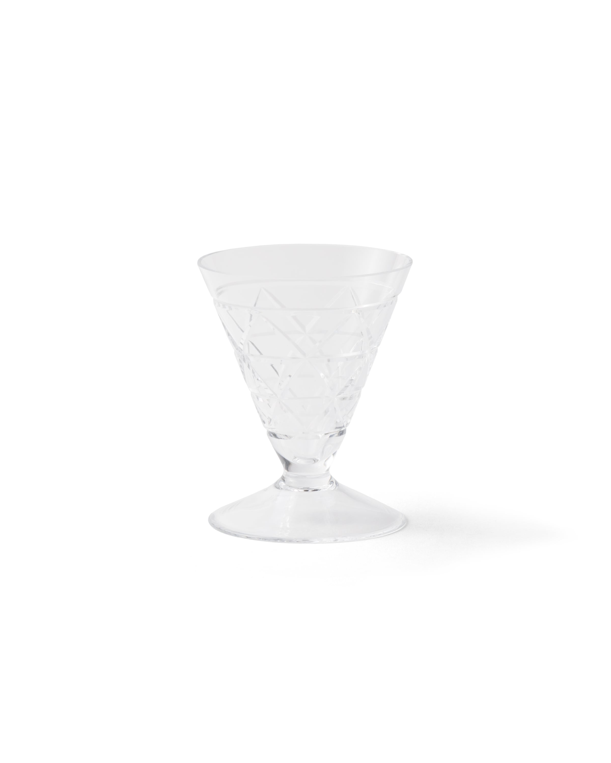 Prada Crystal Goblet - Triangles In Crystal