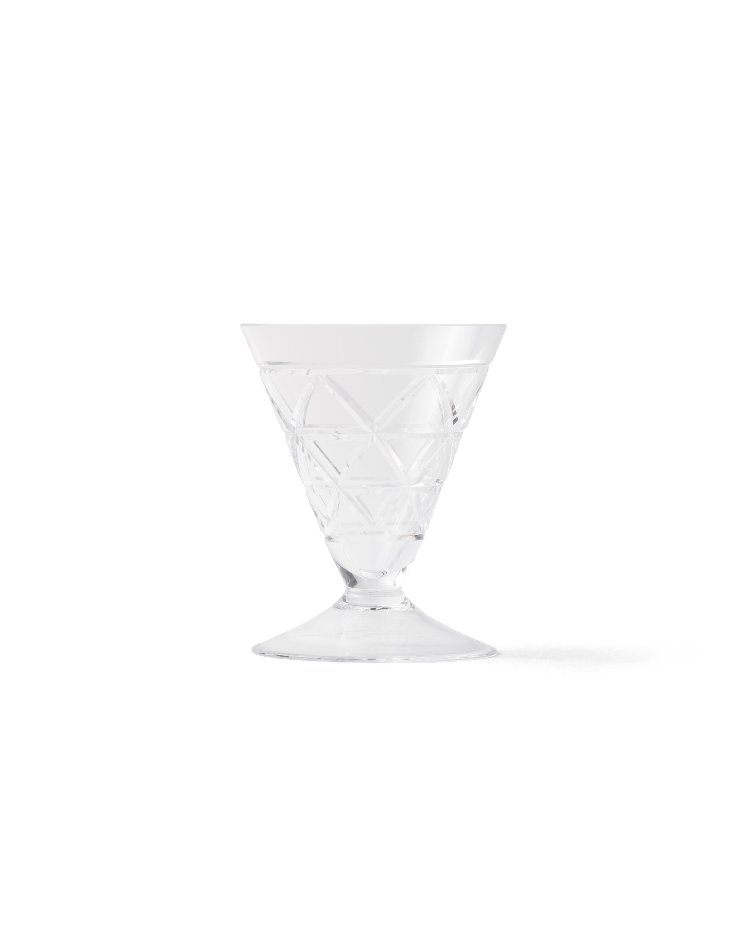 Prada Crystal Goblet - Triangles In Crystal