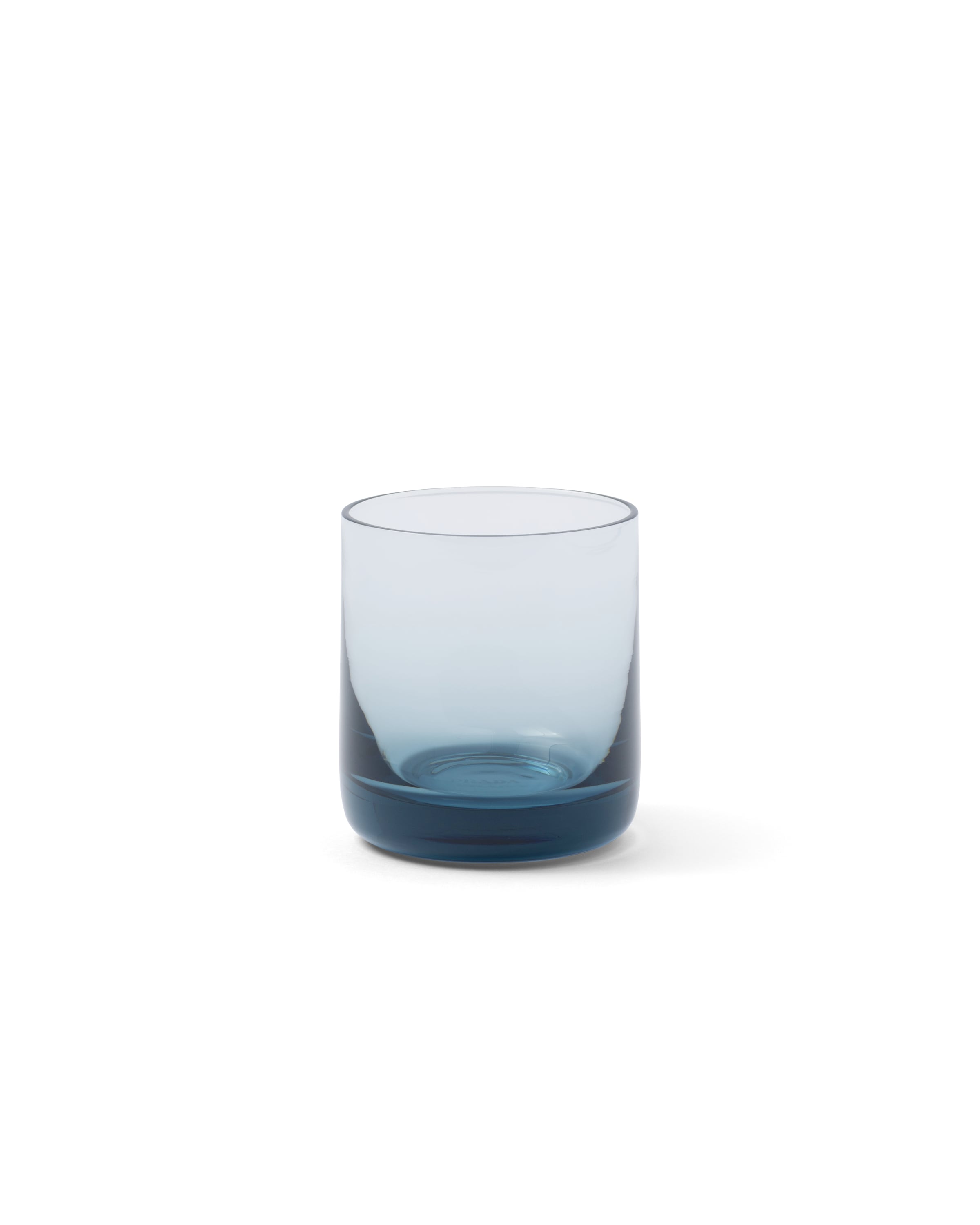 Prada Set Of Two Crystal Tumbler Glasses - Plinth In Blue