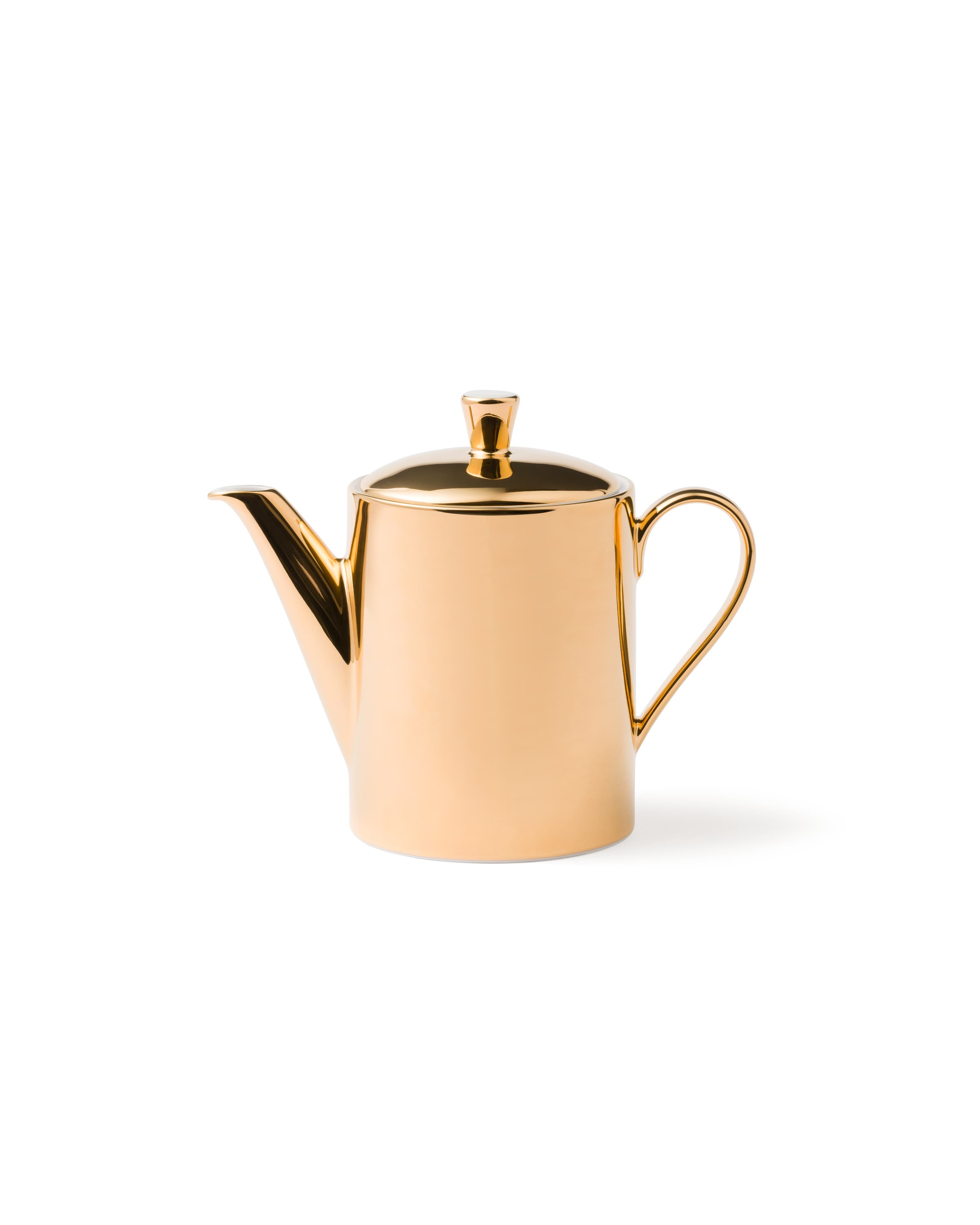 Prada Porcelain Coffee Pot - Solid Gold In Neutral