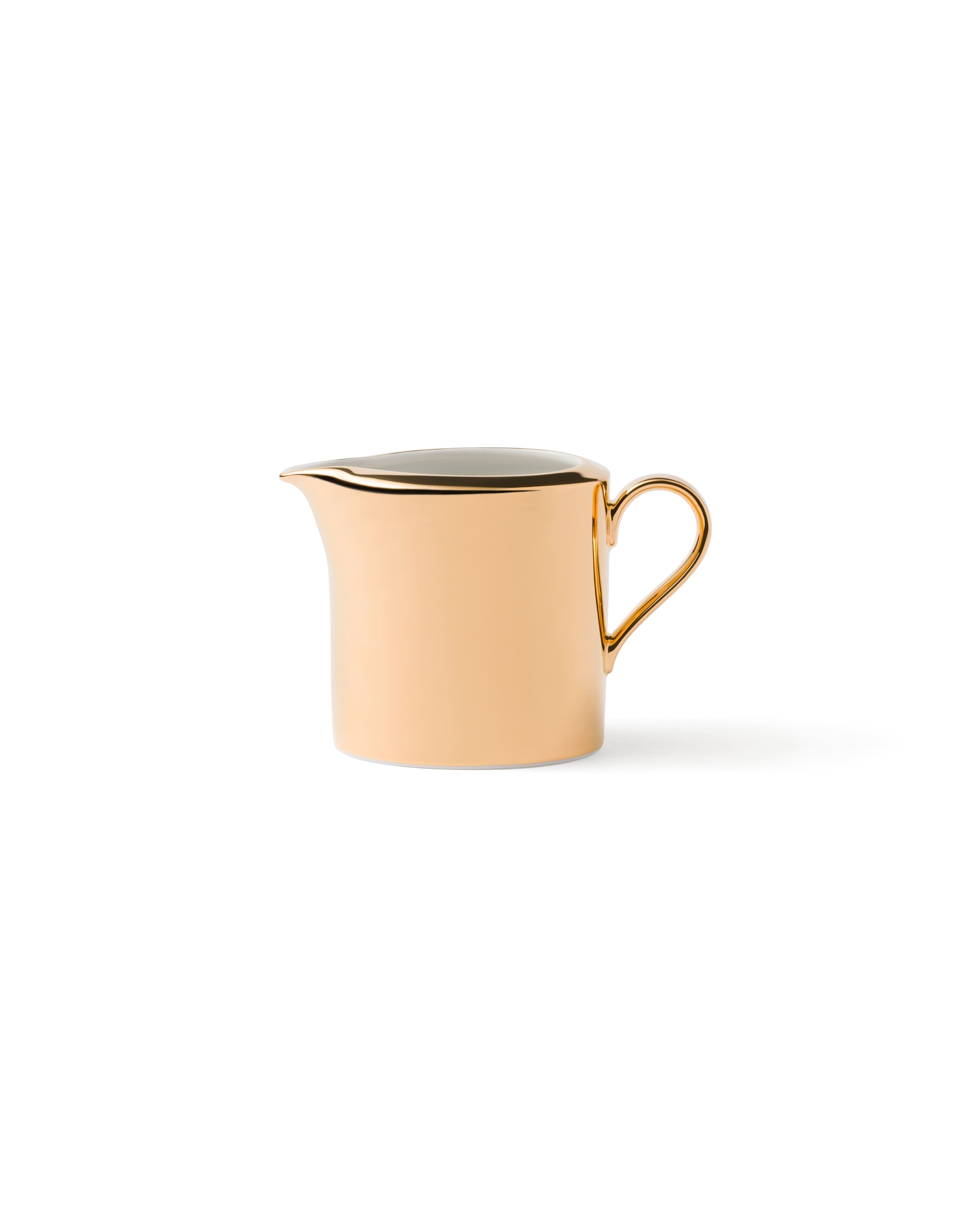 Prada Porcelain Milk Jug - Solid Gold In Neutral