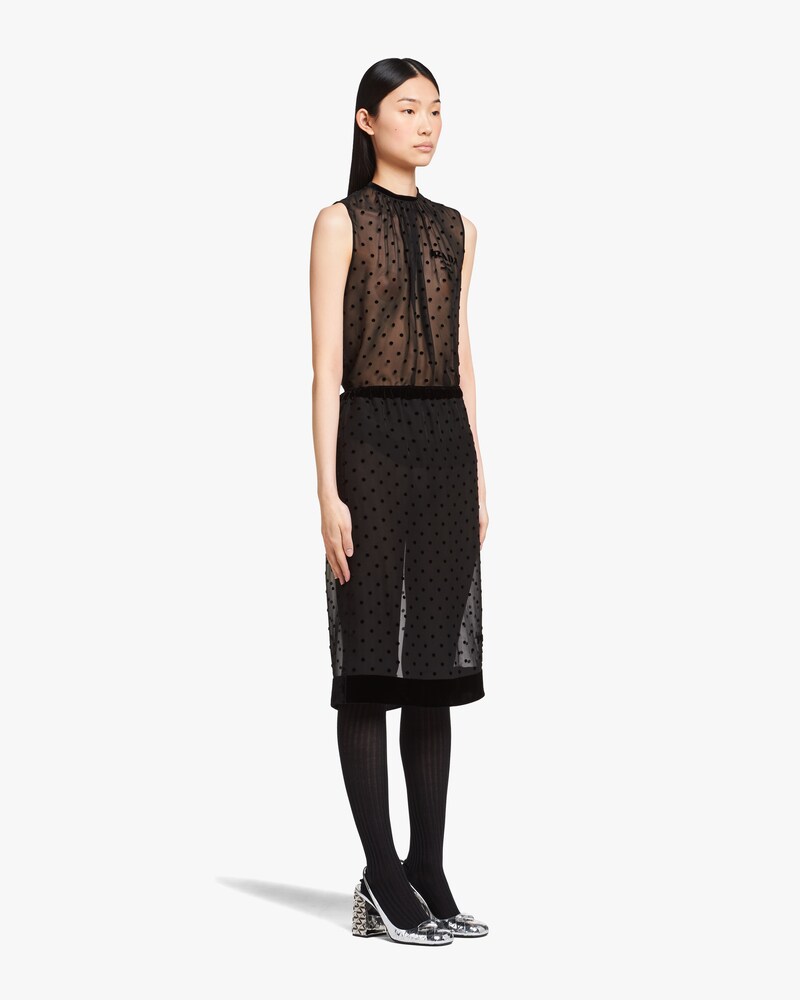 black velvet skirt dress