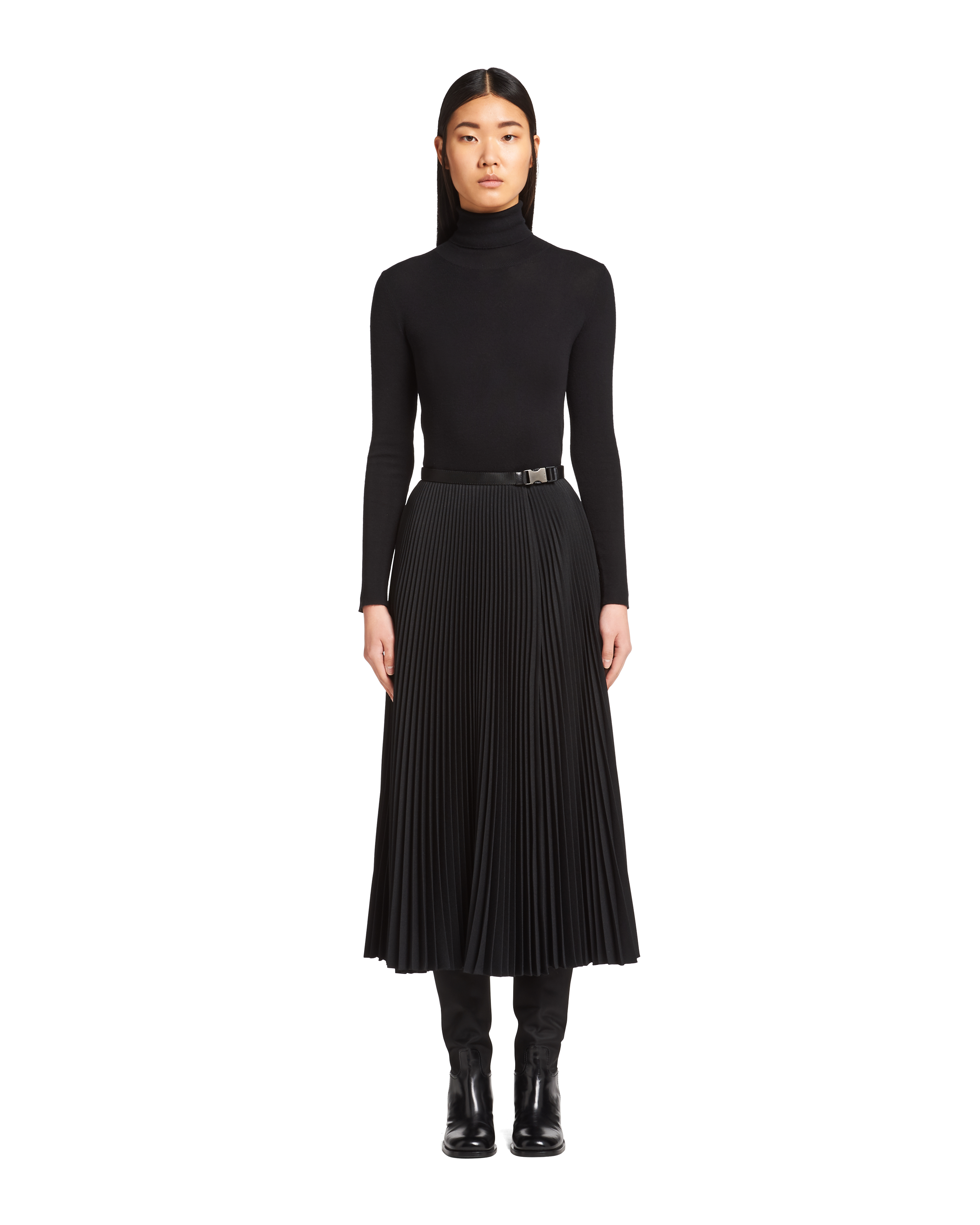Black twill skirt Clearance